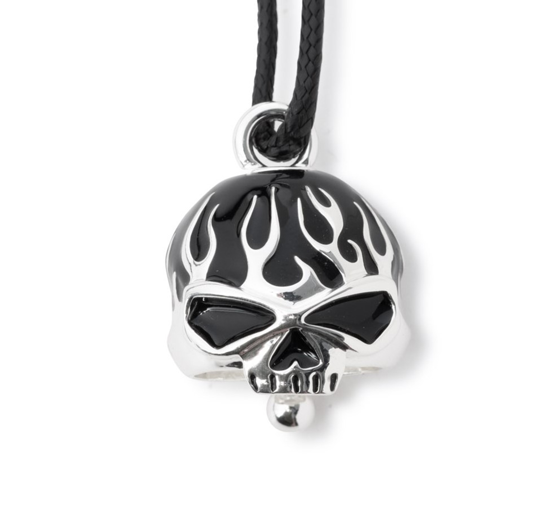 Willie G Skull Ride Bell with Black Flames | Harley-Davidson USA