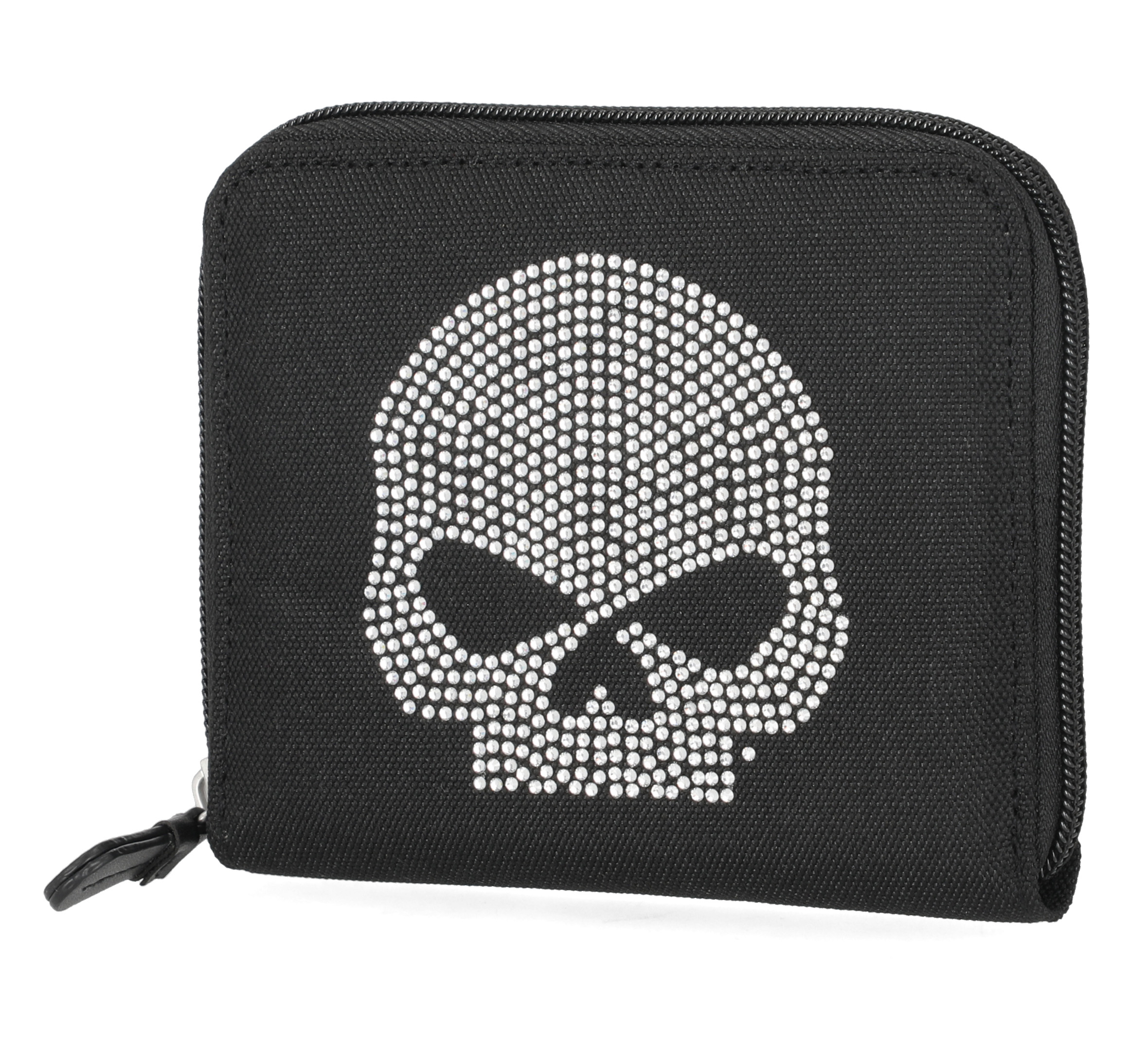 Skull Small Zip Wallet