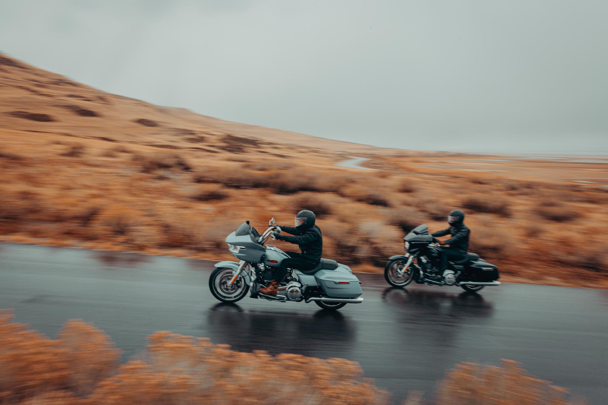 2025 road glide street glide riding in mountains
