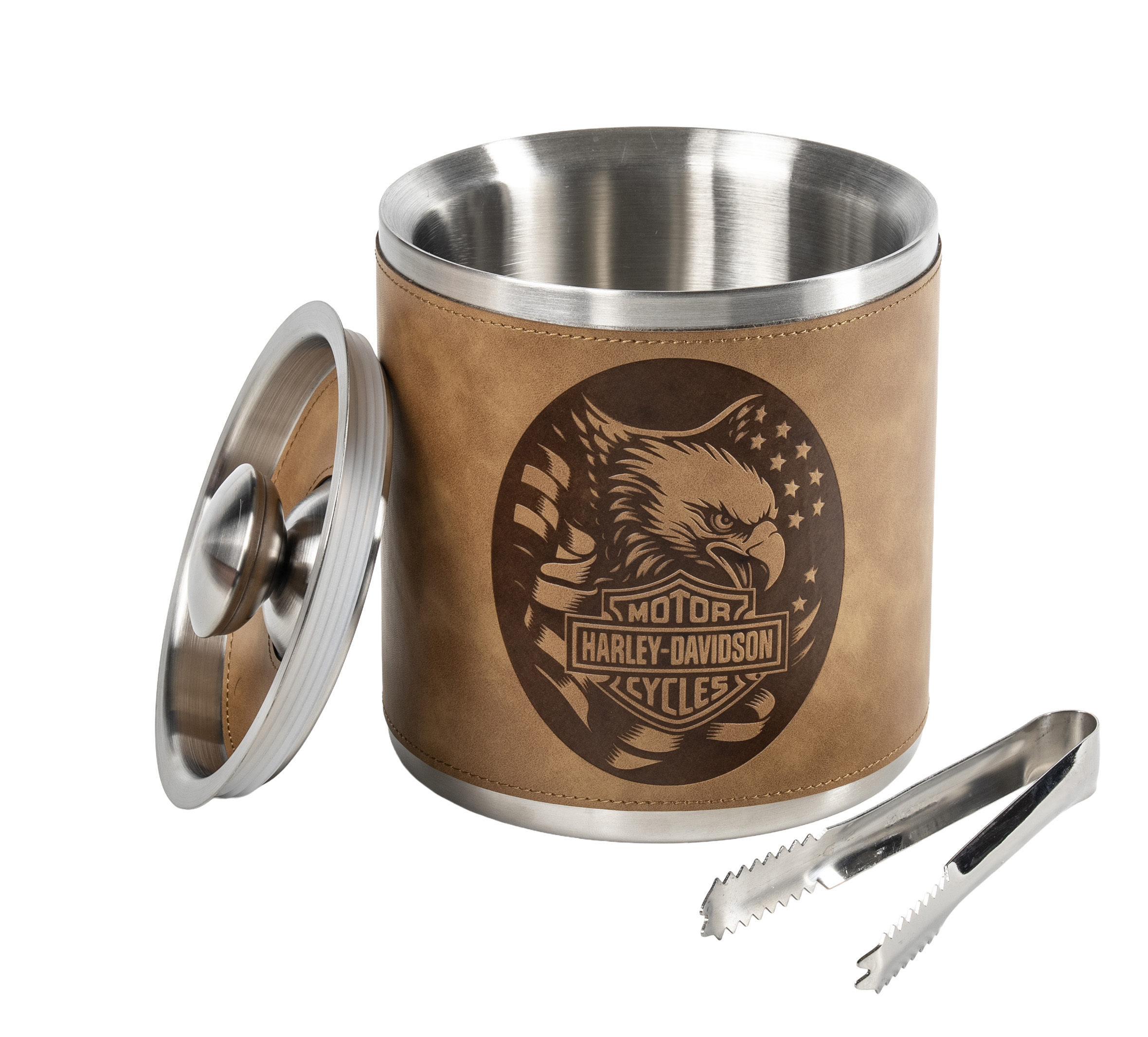 H-D Patriotic Eagle Leather Ice Bucket | Harley-Davidson USA