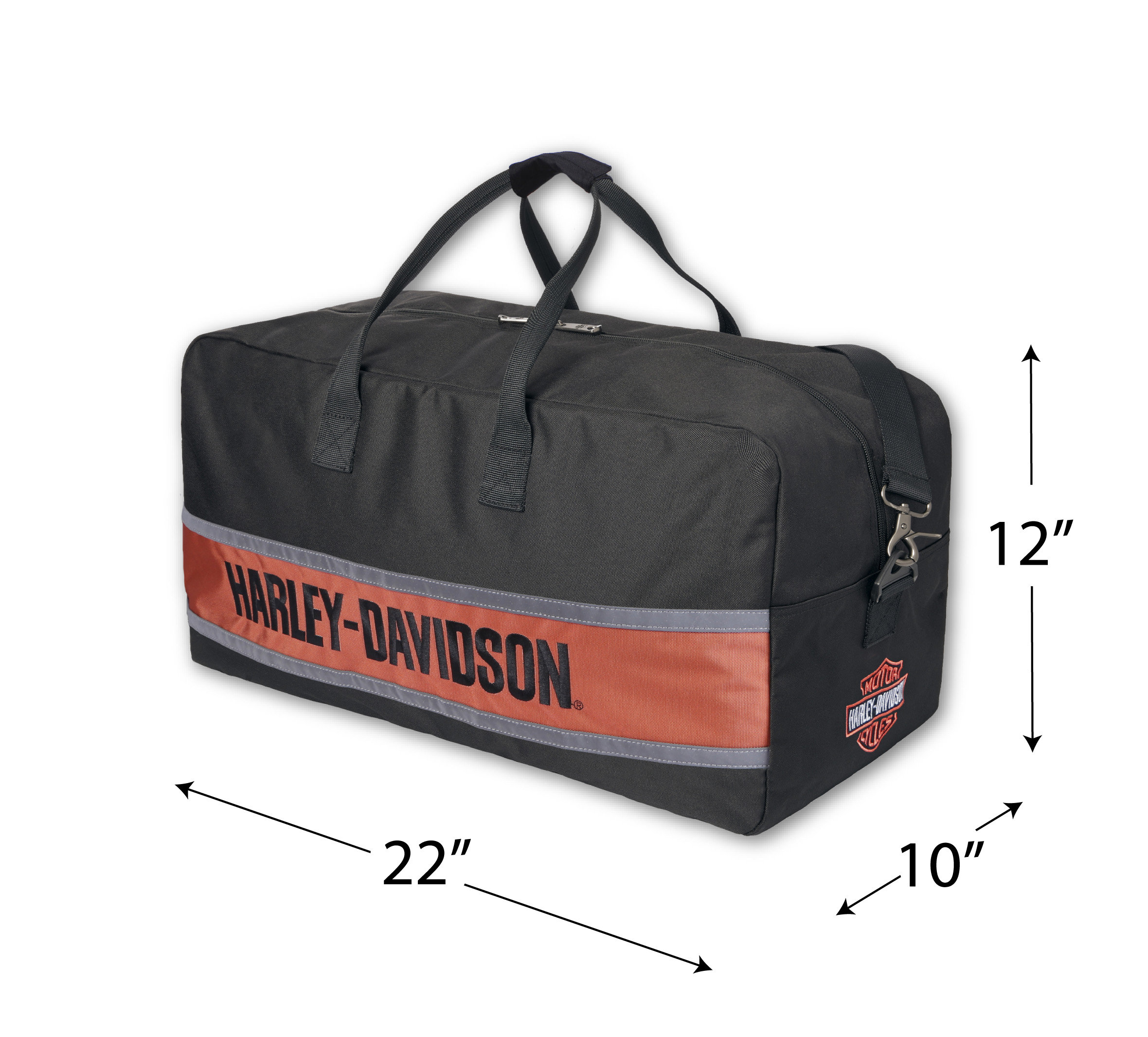 Sport Stripe Duffel Bag