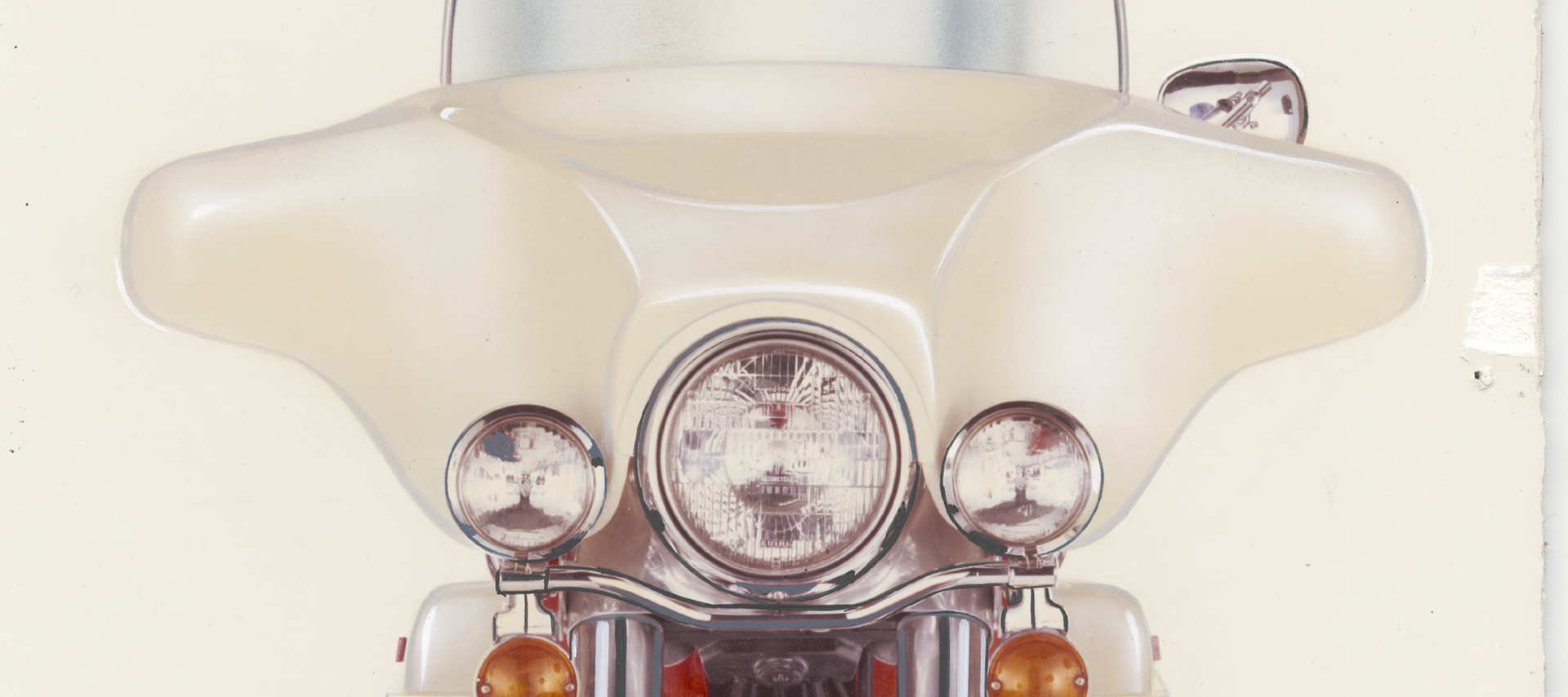 front view of 1971 electra glide batwing fairing