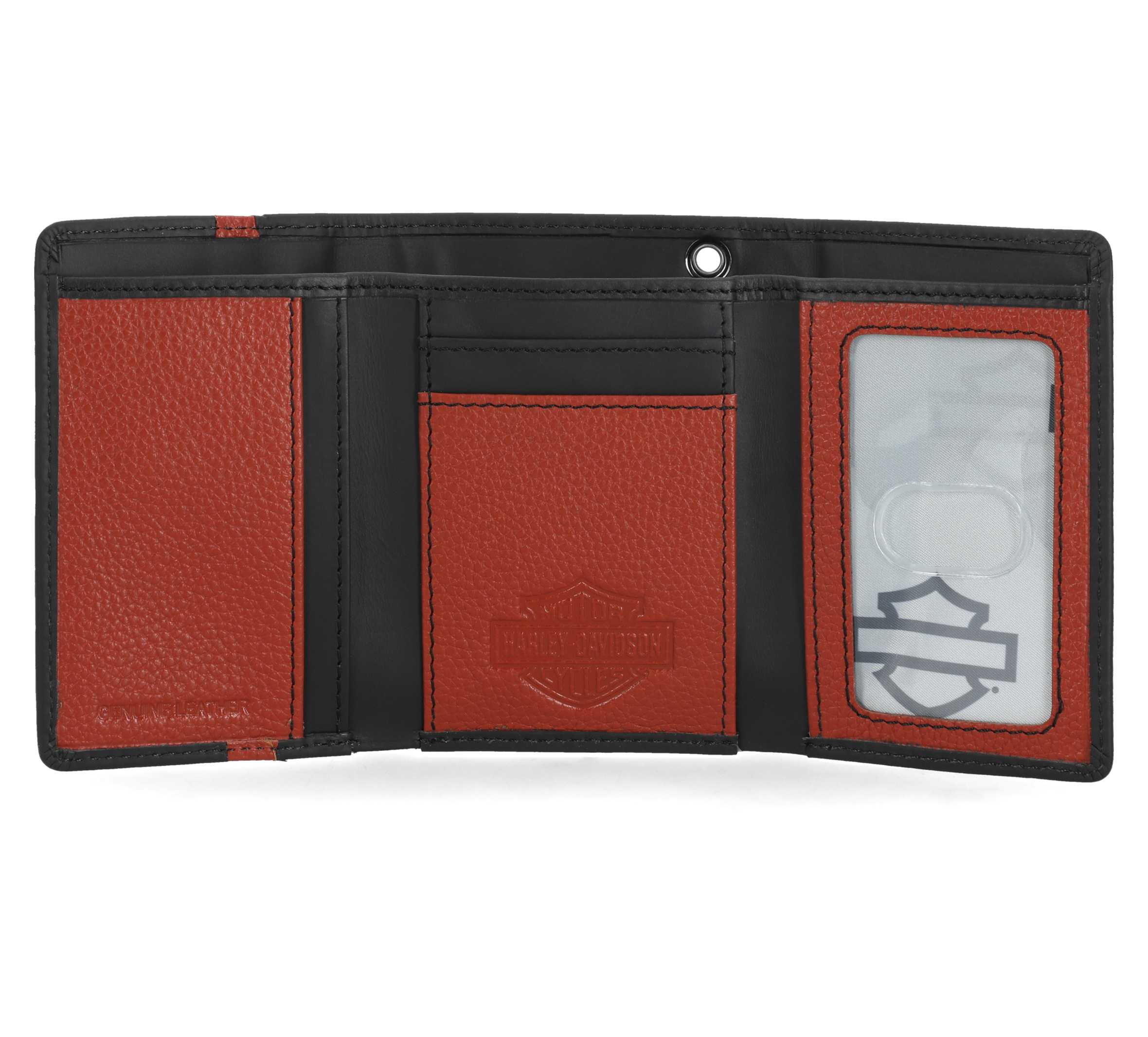 Harley-Davidson Center Block Trifold Wallet