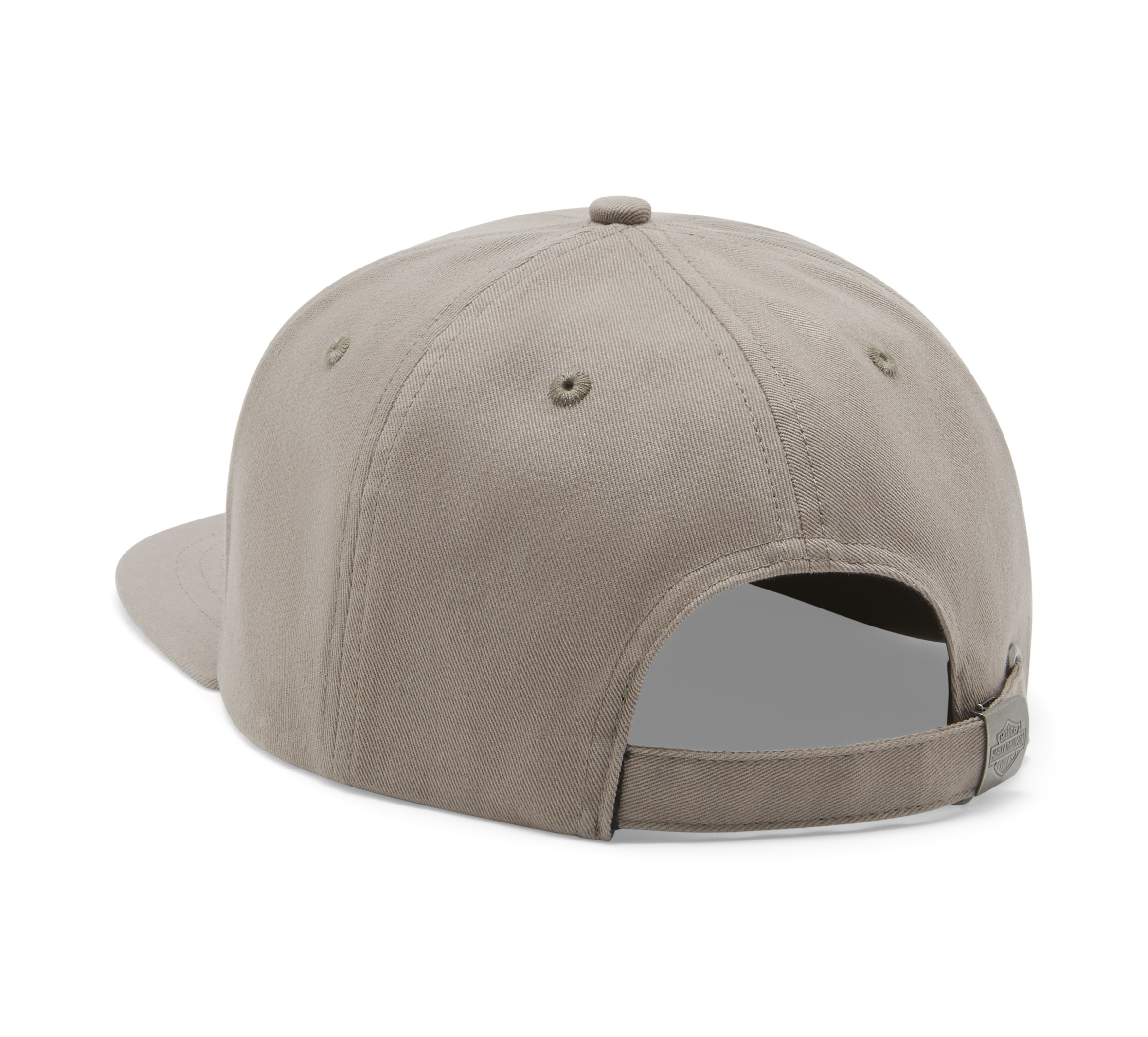Men's Leather Bar & Shield Switchback Adjustable Cap