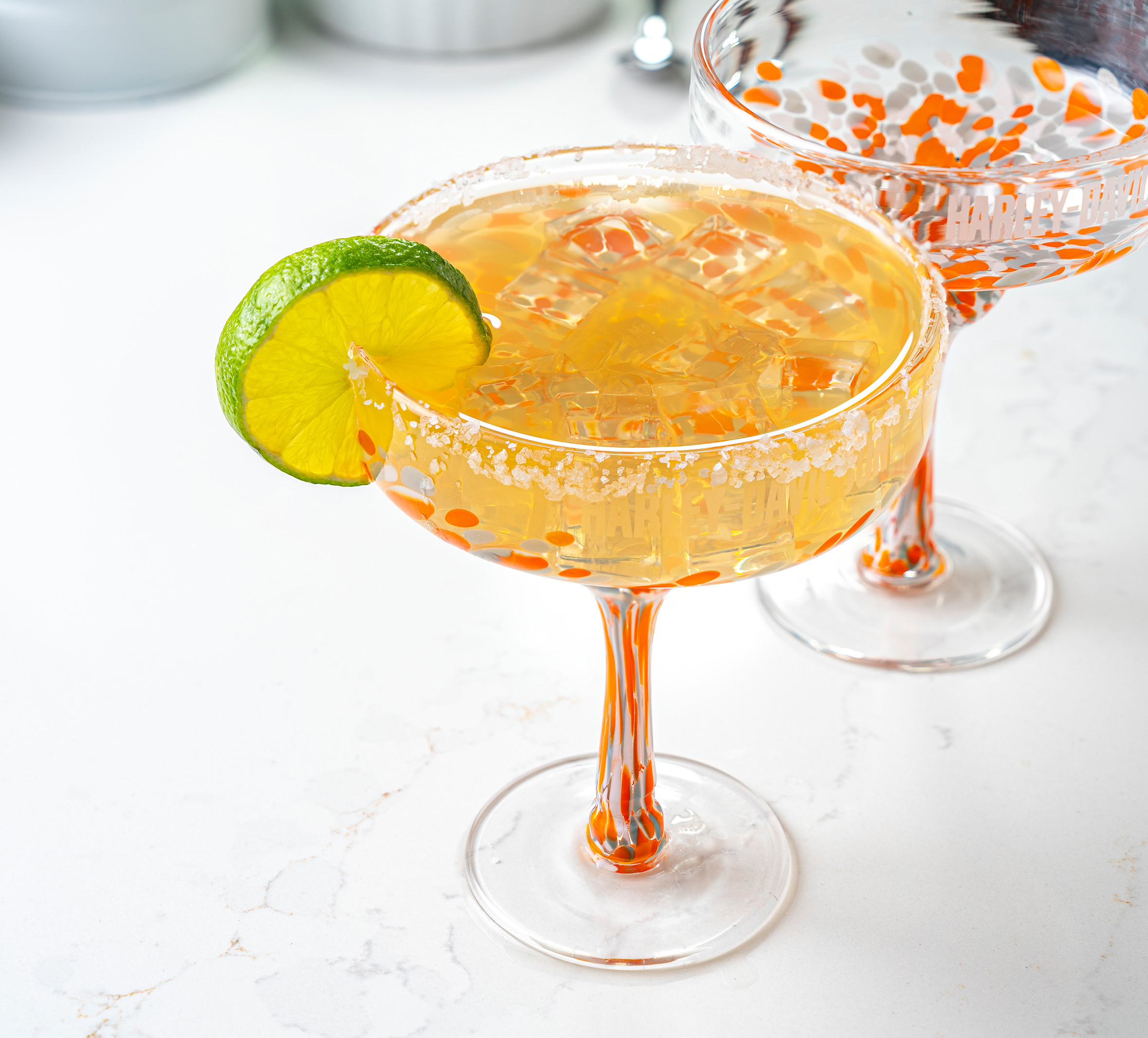 Confetti Margarita Glass Set of 2