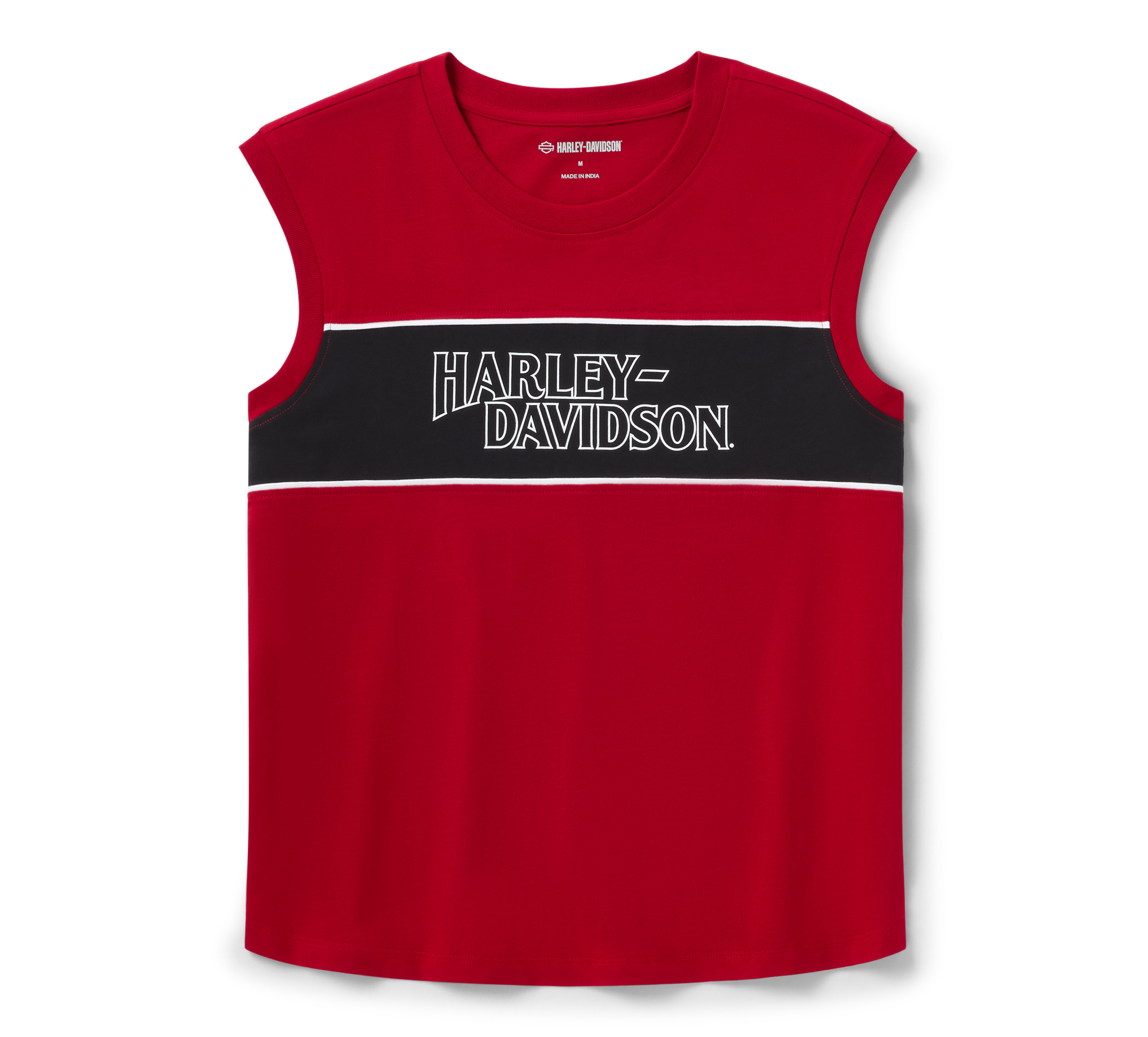 USA製 Harley-Davidson sleeveless Harley-Davidson® Men's Eagle Piston Crew-Neck Sleeveless Cotton