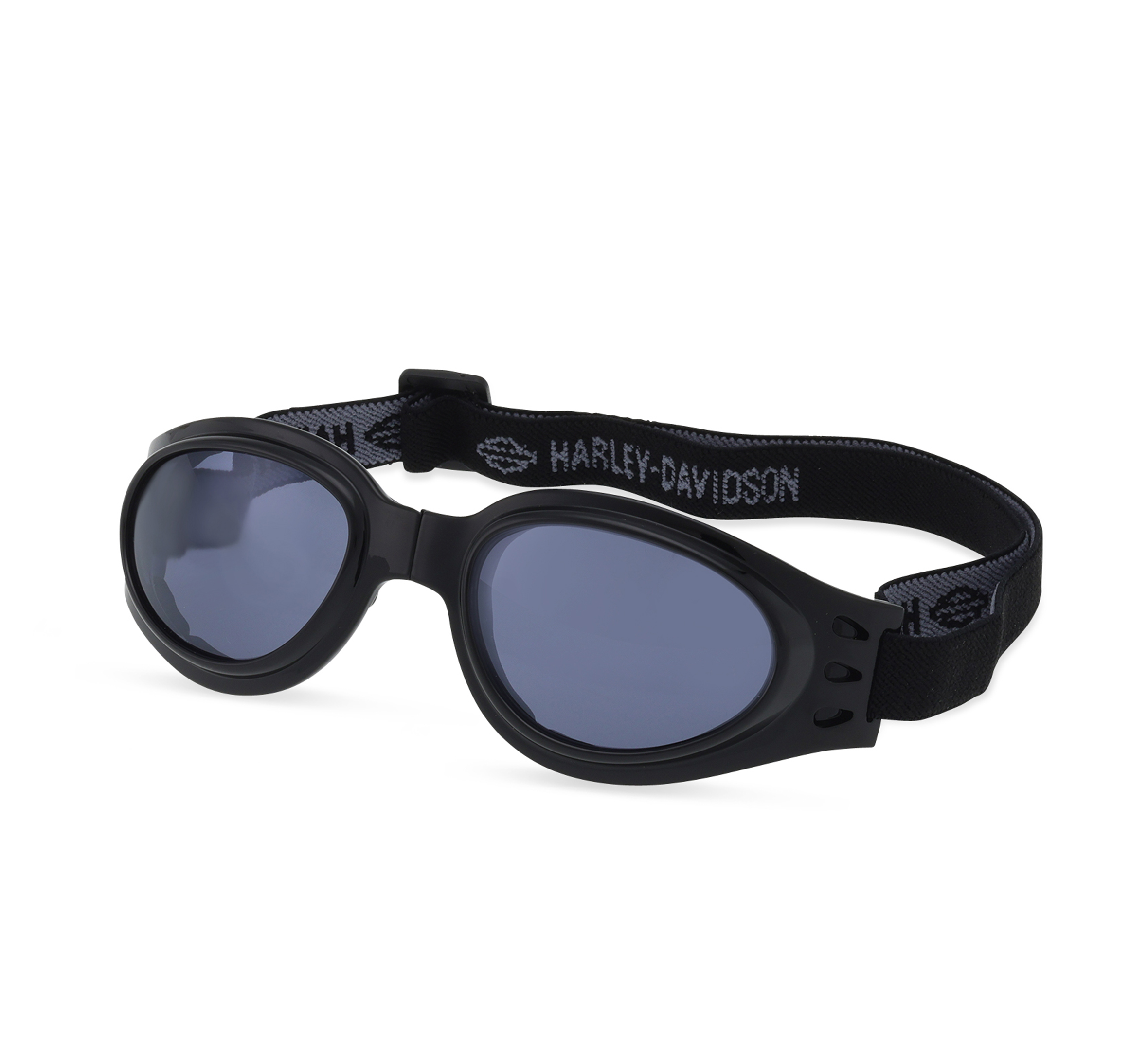Harley-Davidson Men's Bar & Shield Sunglasses, Black Frame / Smoke Gradient Lenses