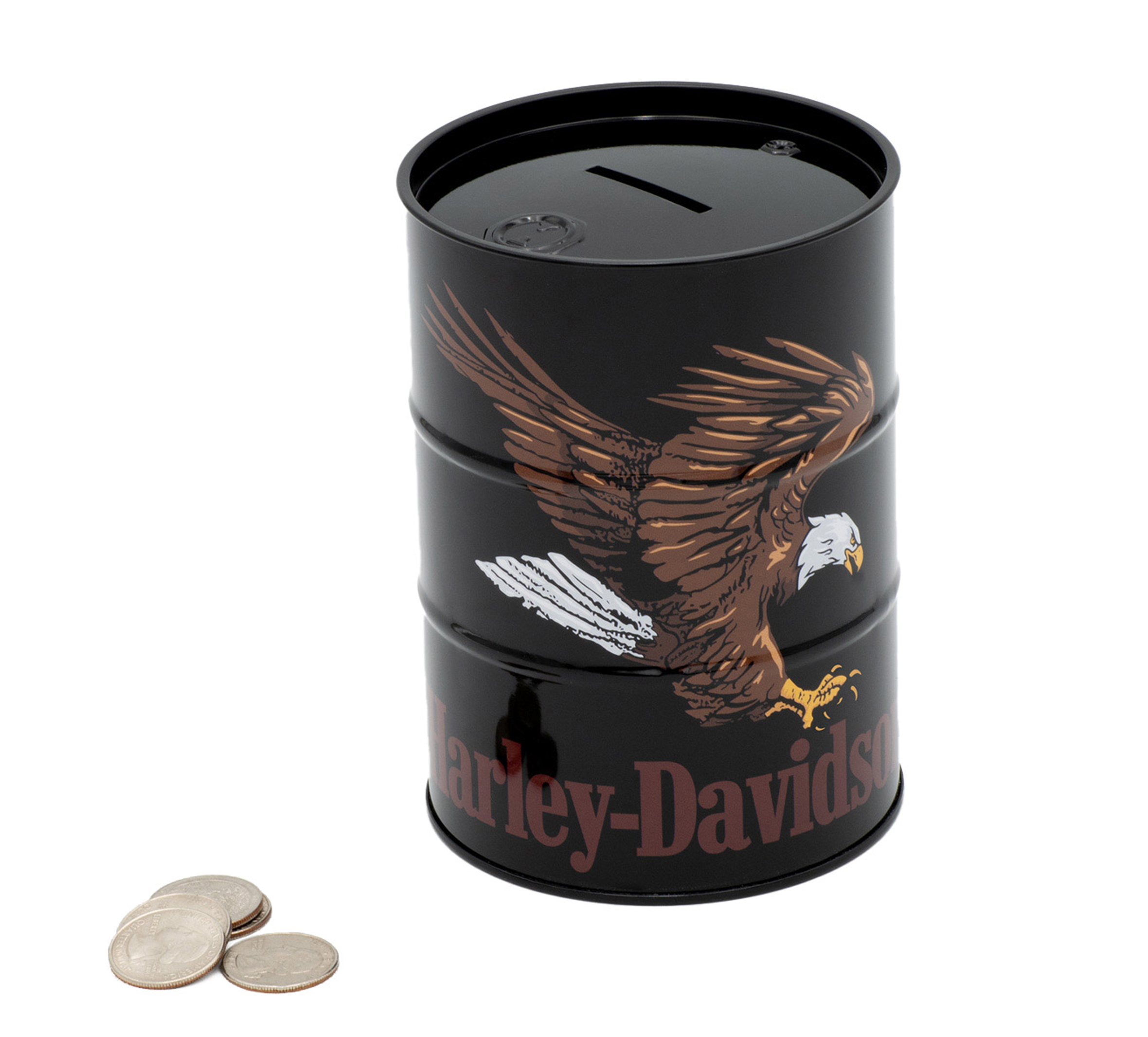 Swooping Eagle Tin Bank