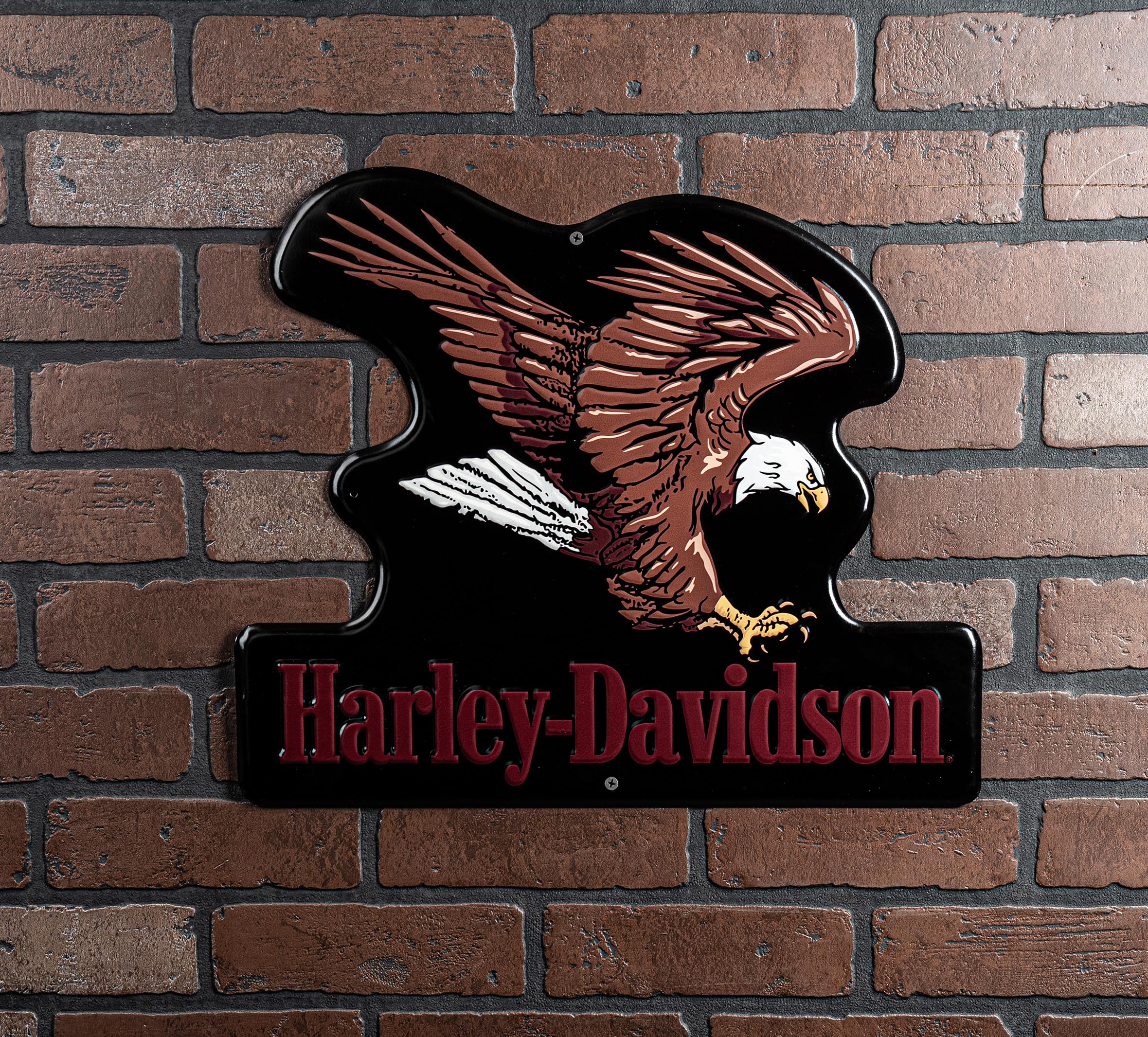 Swooping Eagle Metal Sign