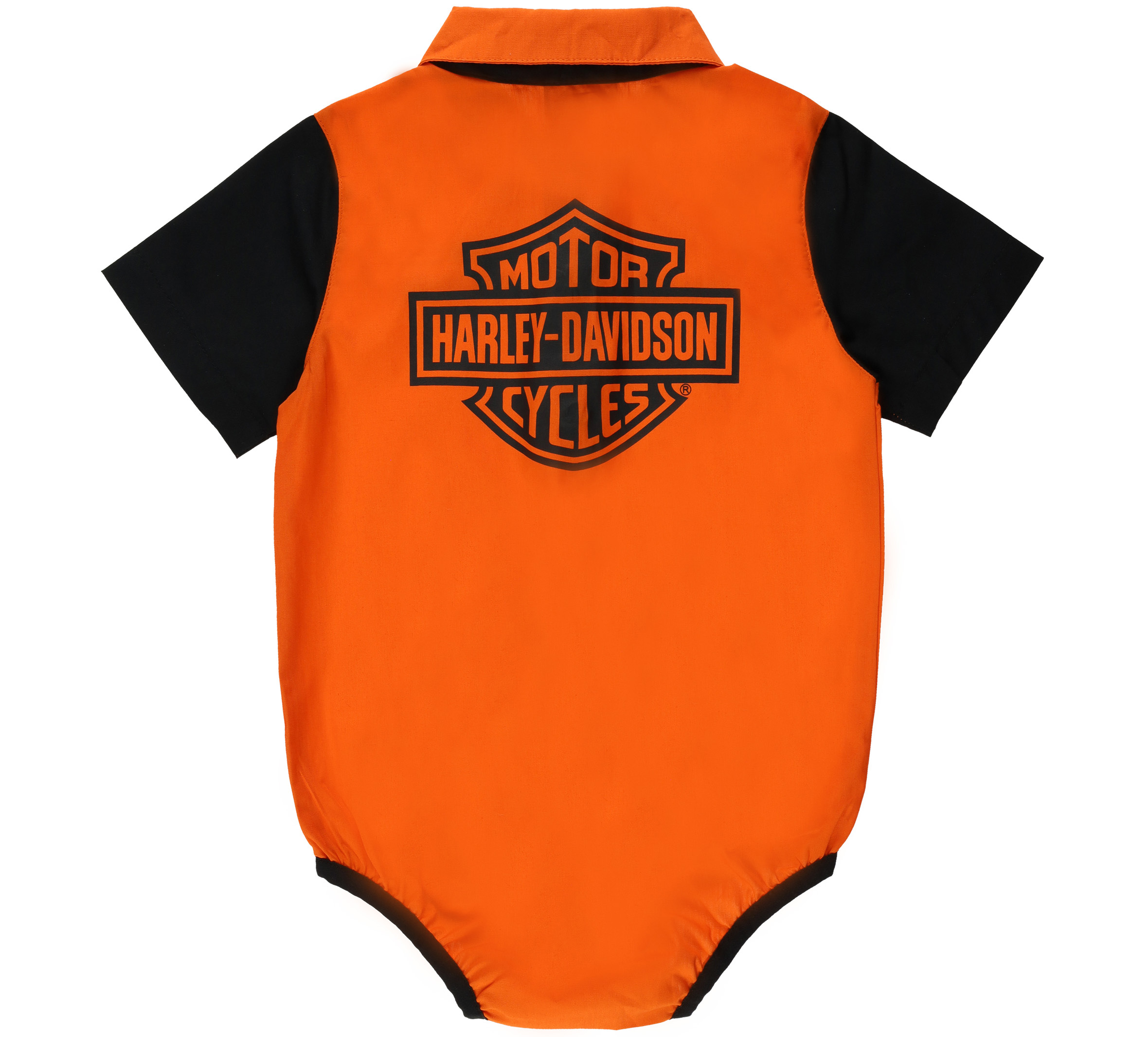 Infant Boys Short Sleeve Brushed Poplin