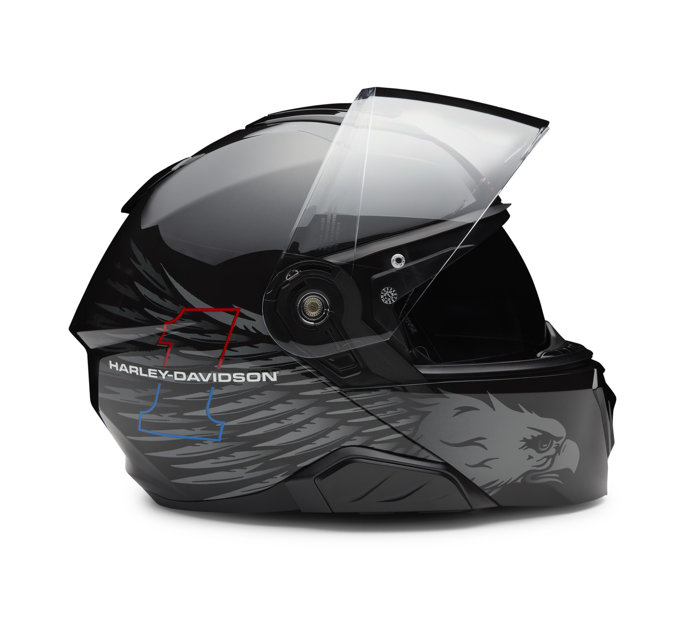 H-D Liberty Eagle Capstone Sun Shield III H35 Modular Helmet