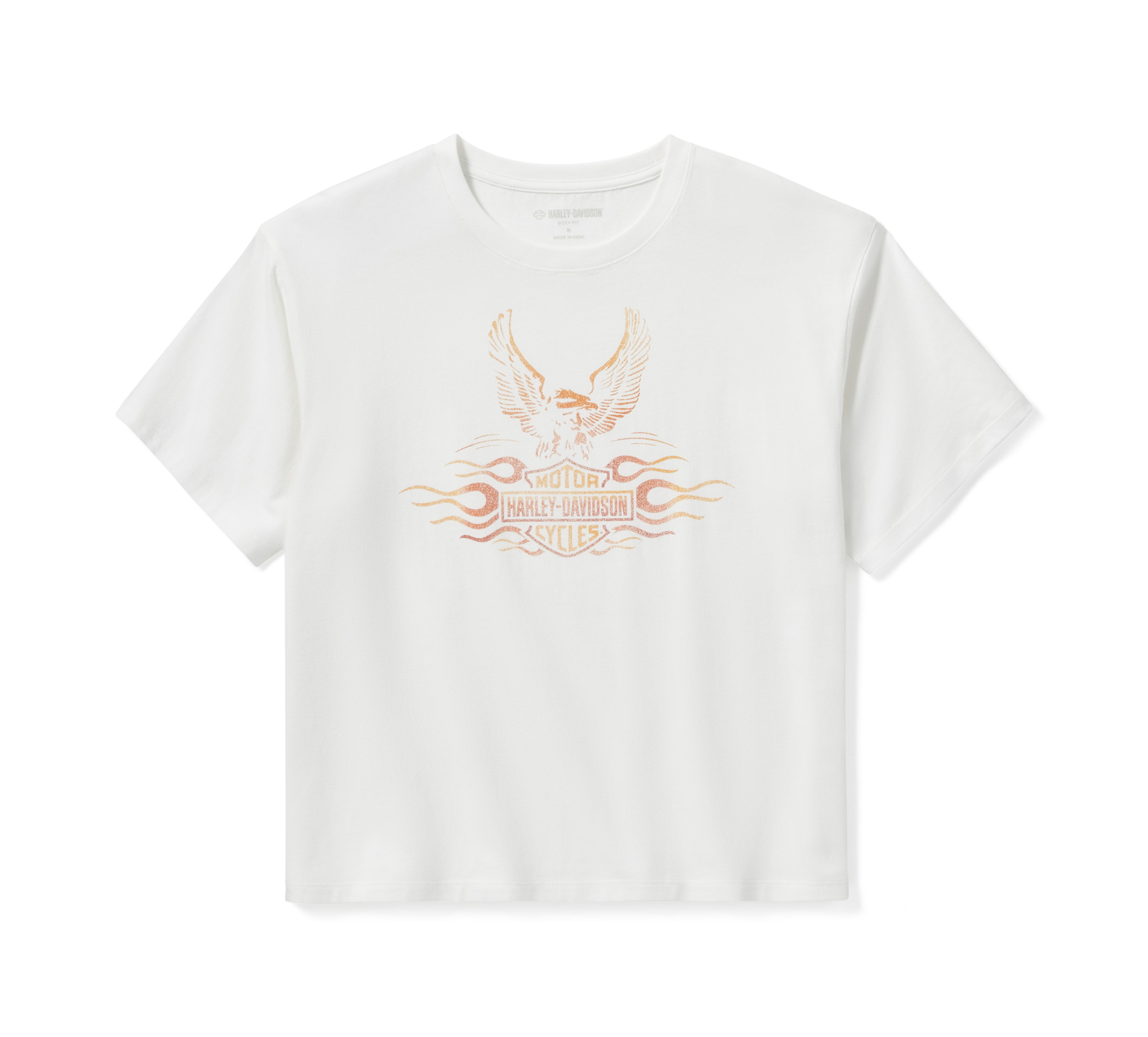Women's Flaming Eagle Boxy Tee