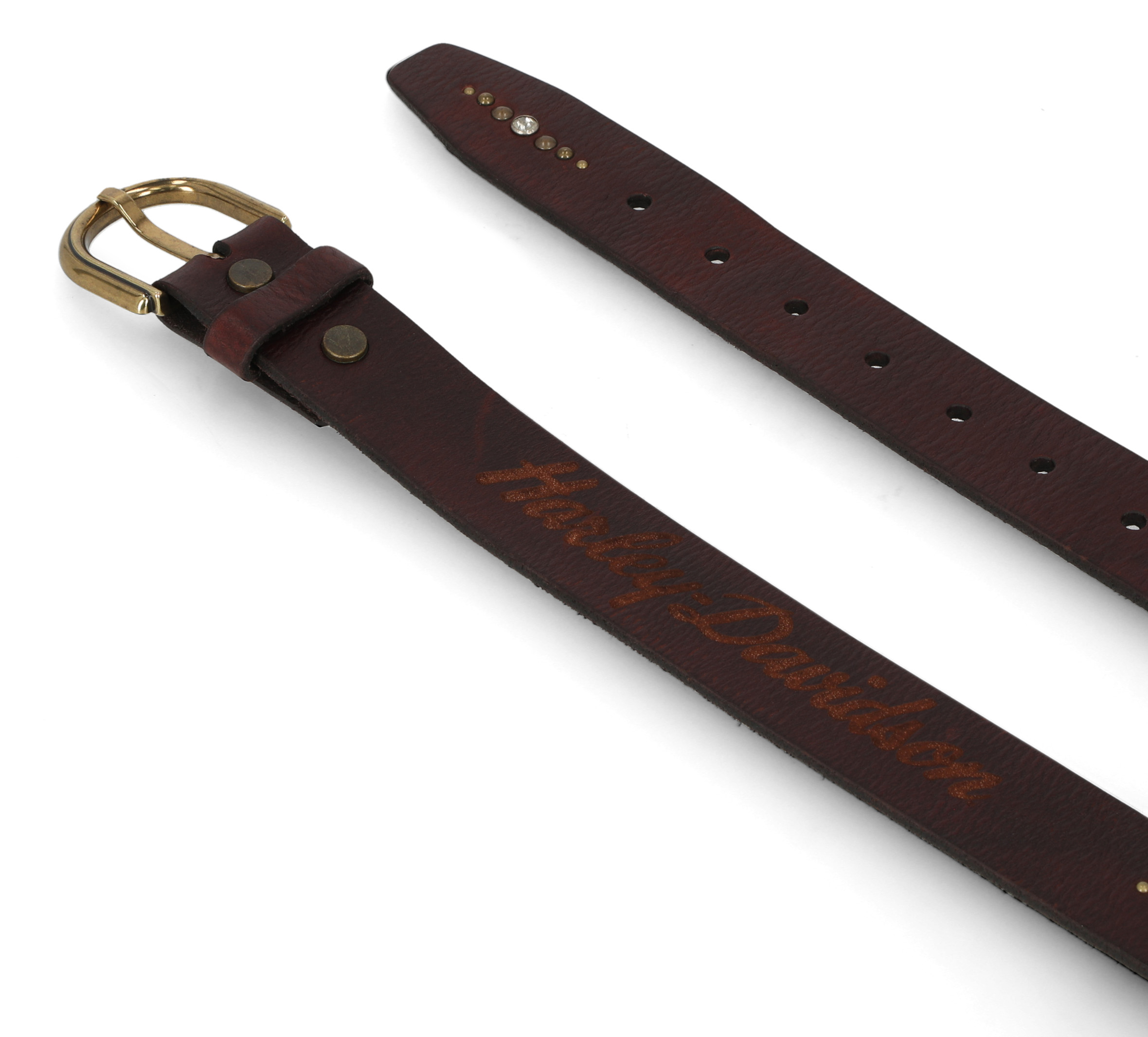 Womens Laser Etched Logo Belt