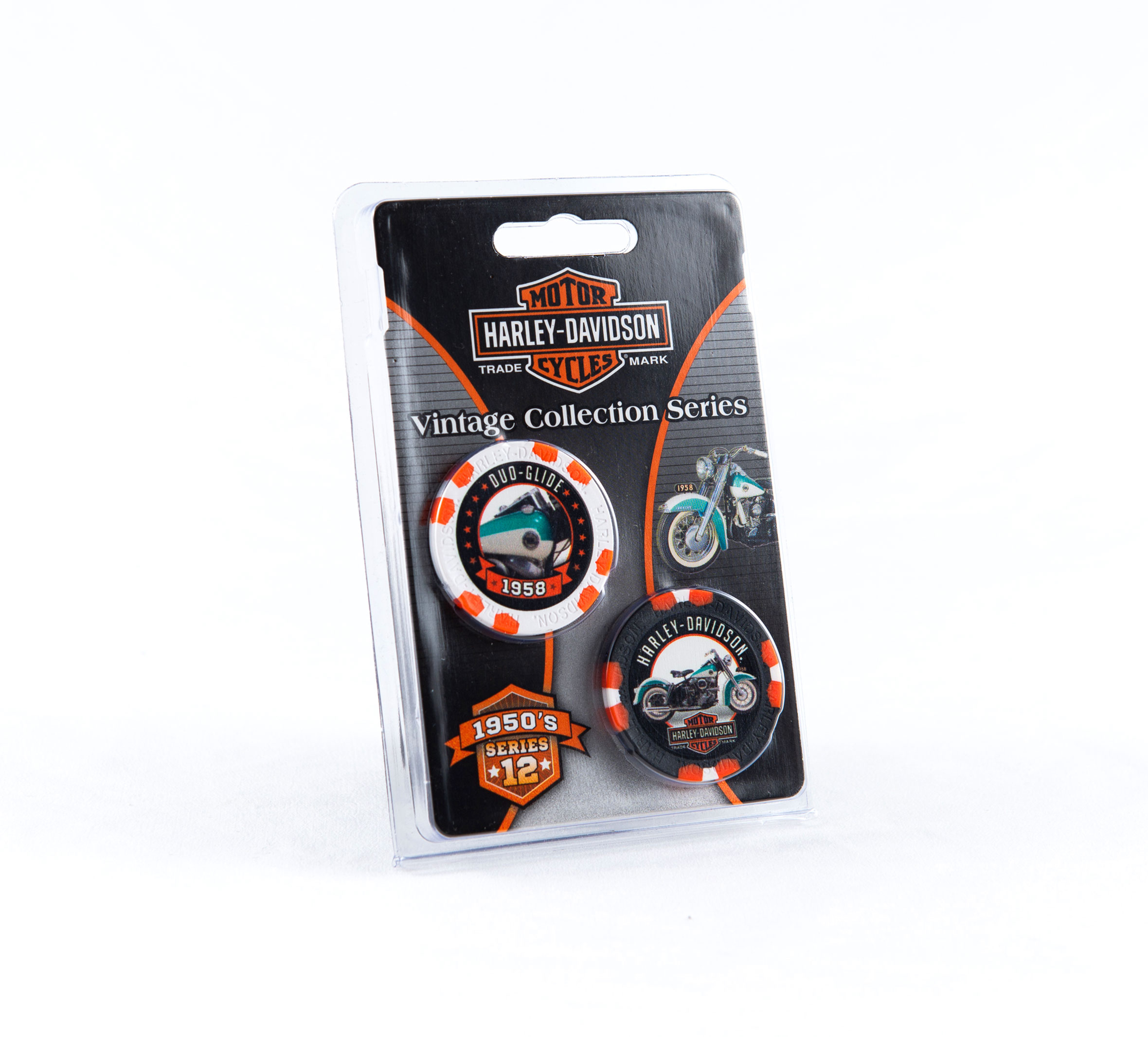 Limited Edition: Vintage Collectable Poker Chips Series 12 1950 Duo-Glide