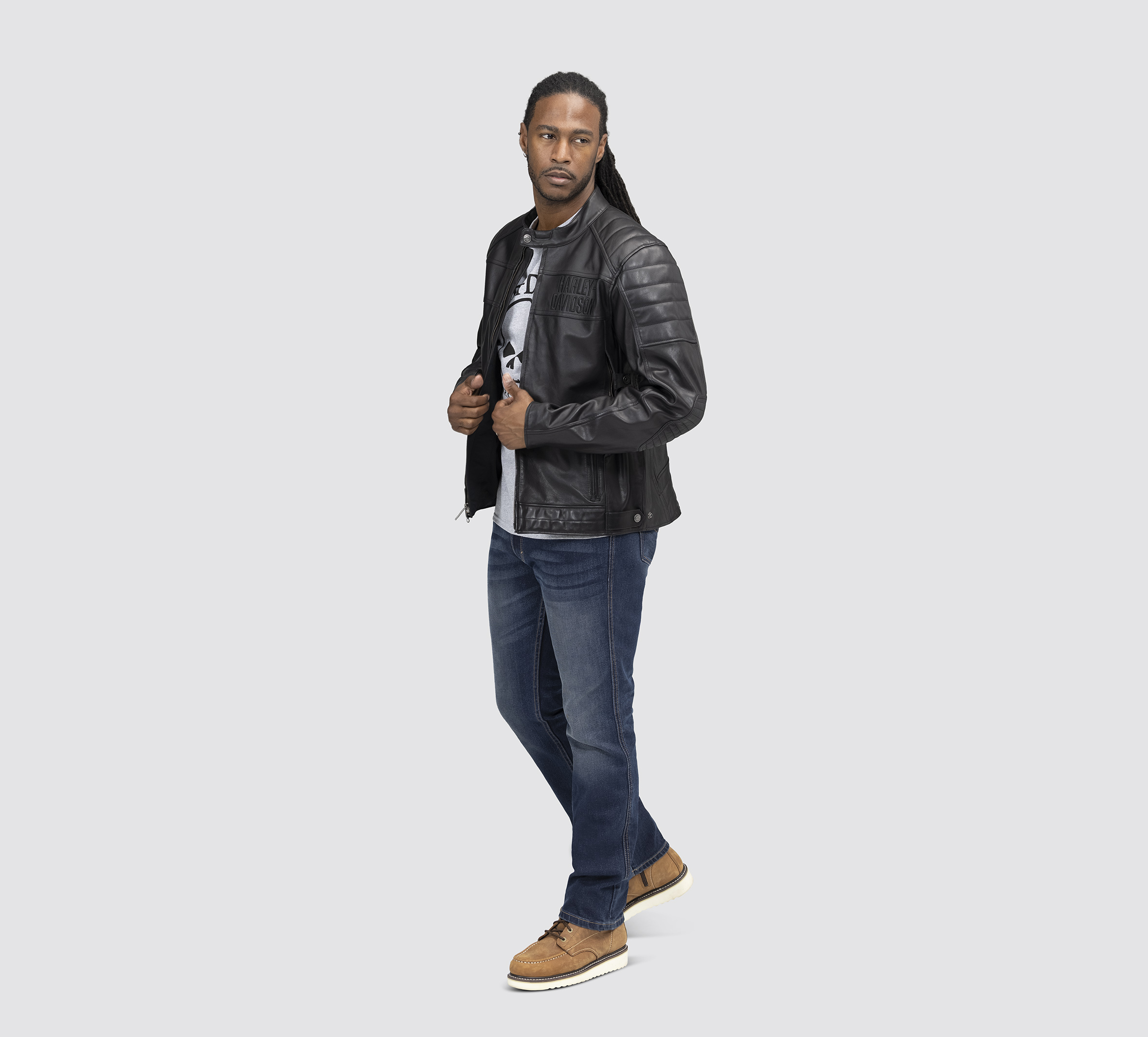 Men's Fremont Triple Vent System Leather Jacket