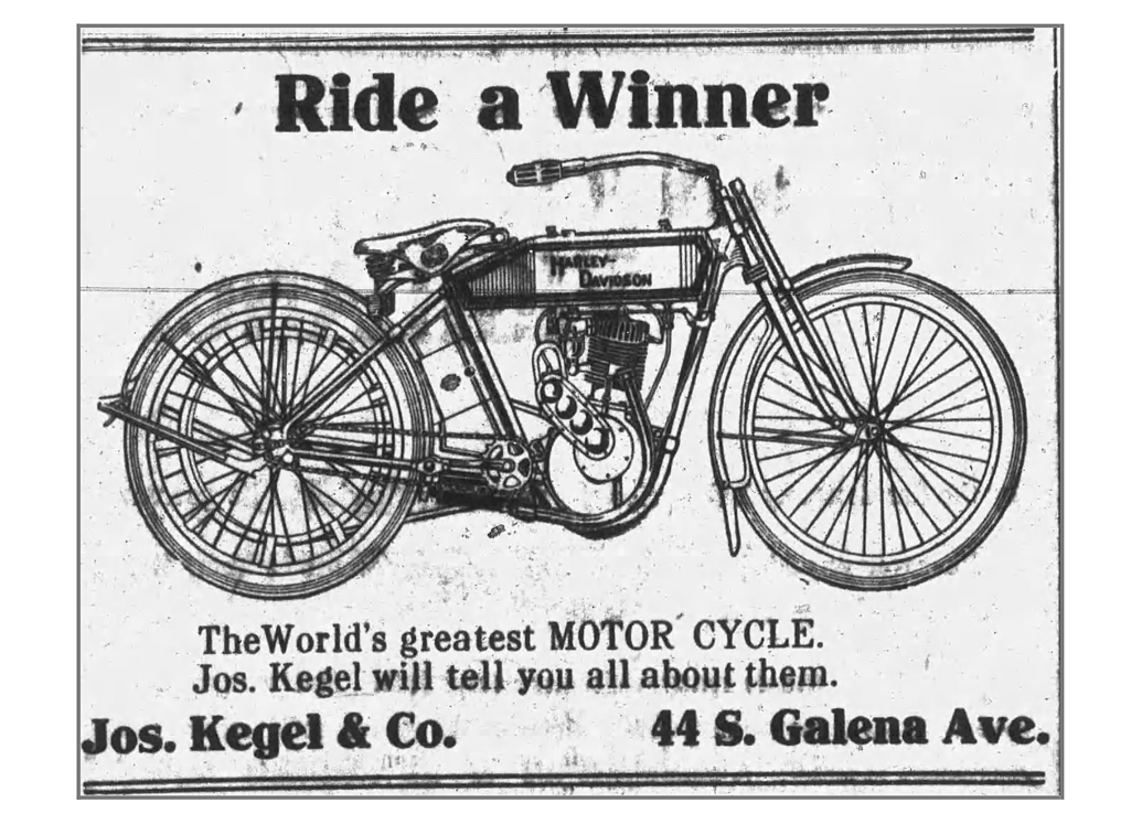 A vintage advertisement for Jos. Kegel & Co from the Freeport Journal-Standard, dated Sat, Nov 11, 1911