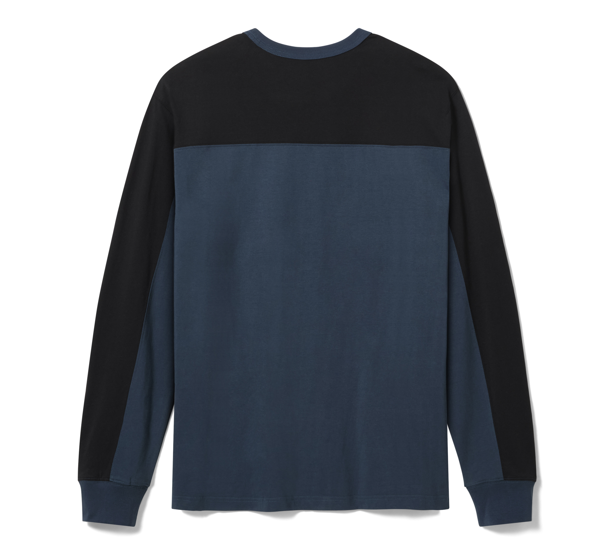 Harley-Davidson 長袖カットソー ネイビー 長袖 Men's H-D Essential Colorblock Long Sleeve Tee | Harley-Davidson USA