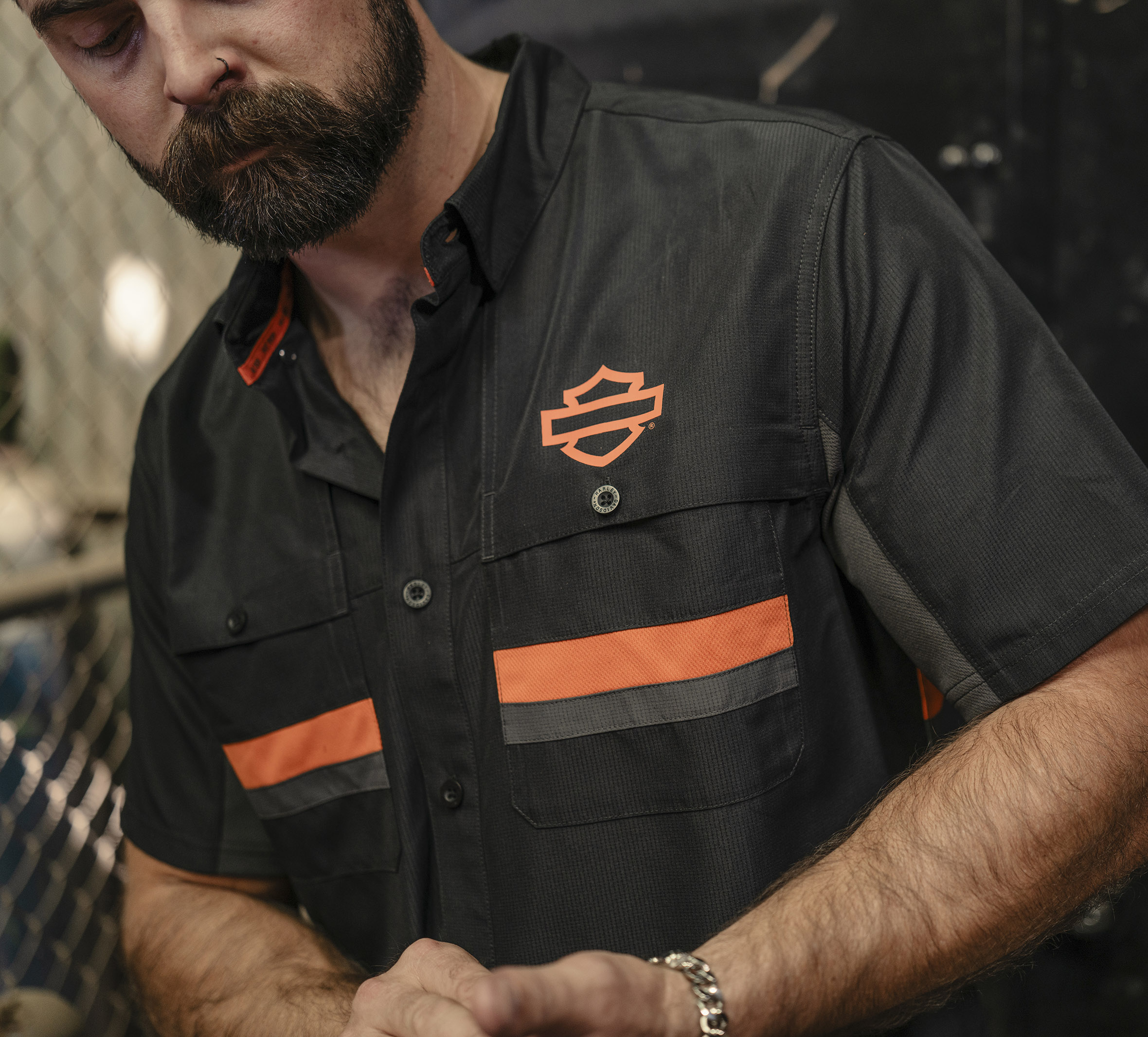 Men's H-D TECH Vented Short Sleeve Shirt