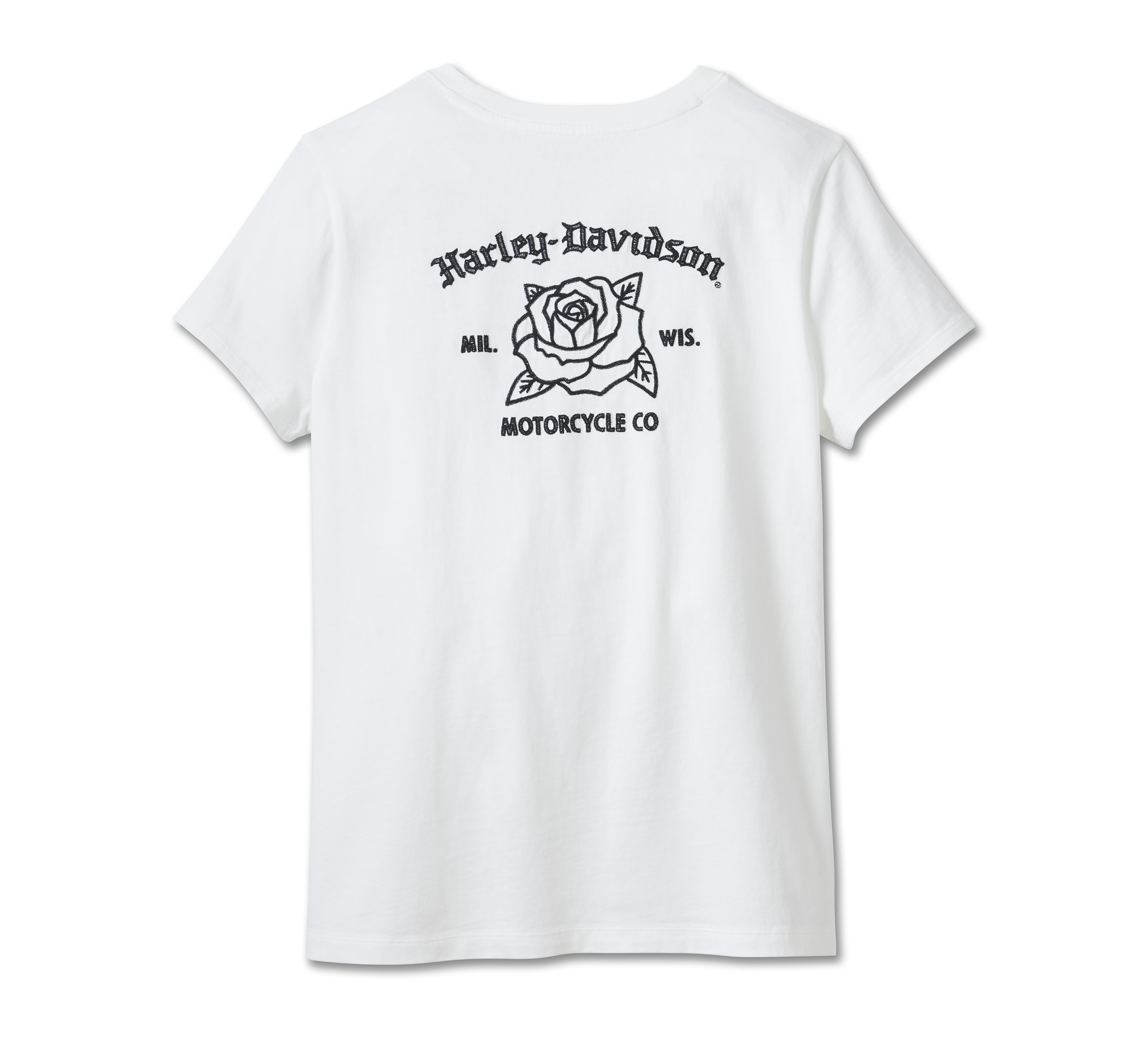 Women's H-D Rosebud Pocket Tee