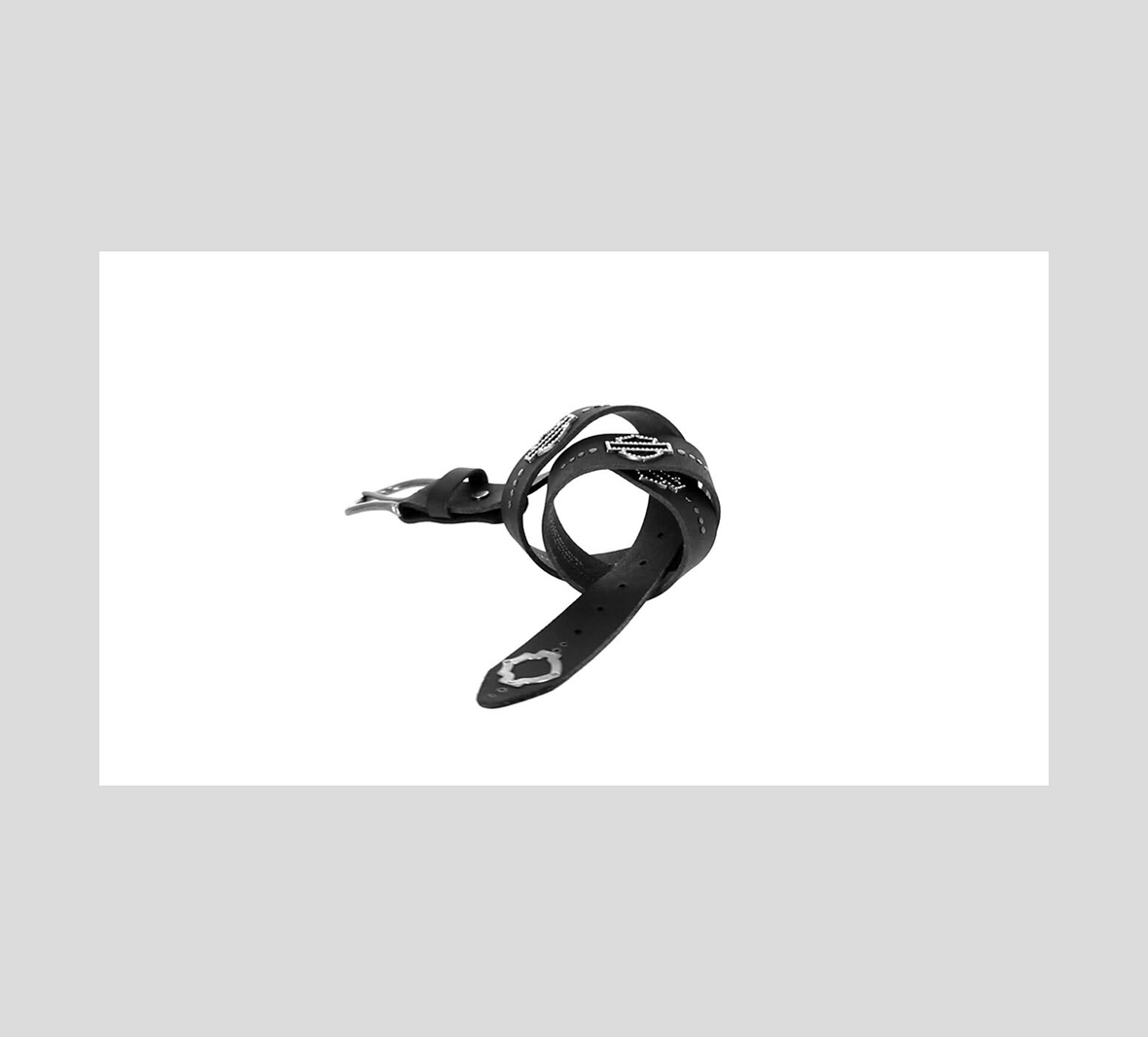 Open Bar & Shield Quad Stud Belt