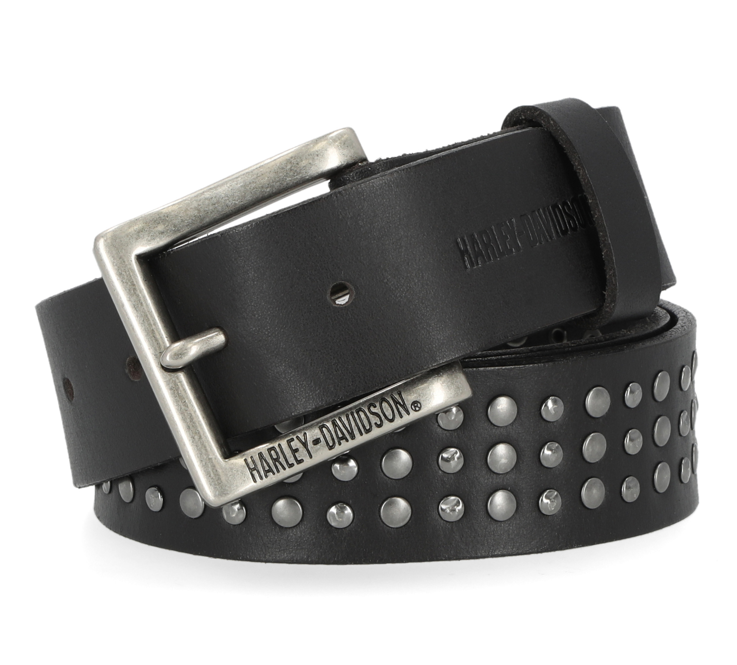 Men's Triple Row Stud Belt