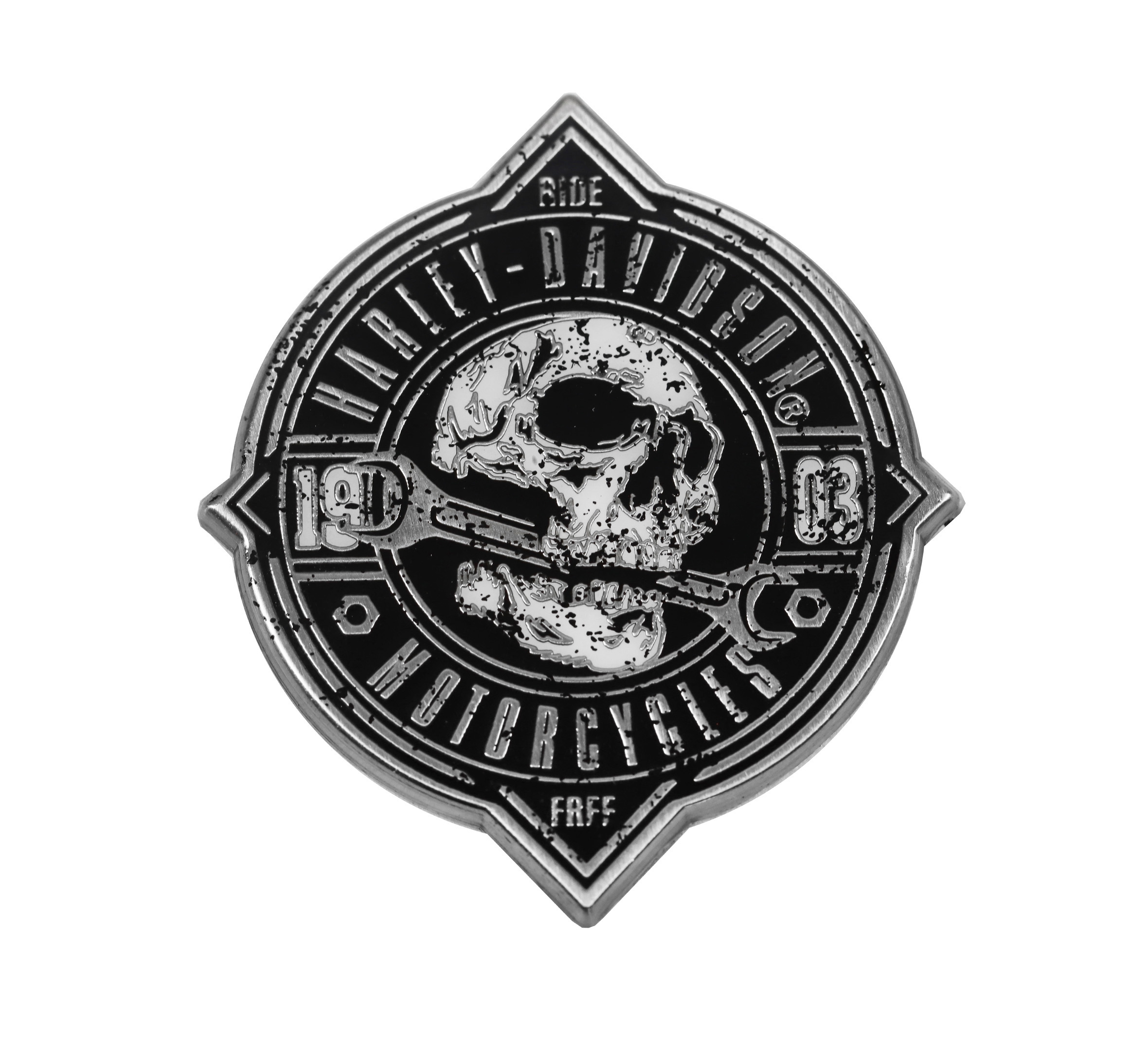 Rough Skull Stock Pin