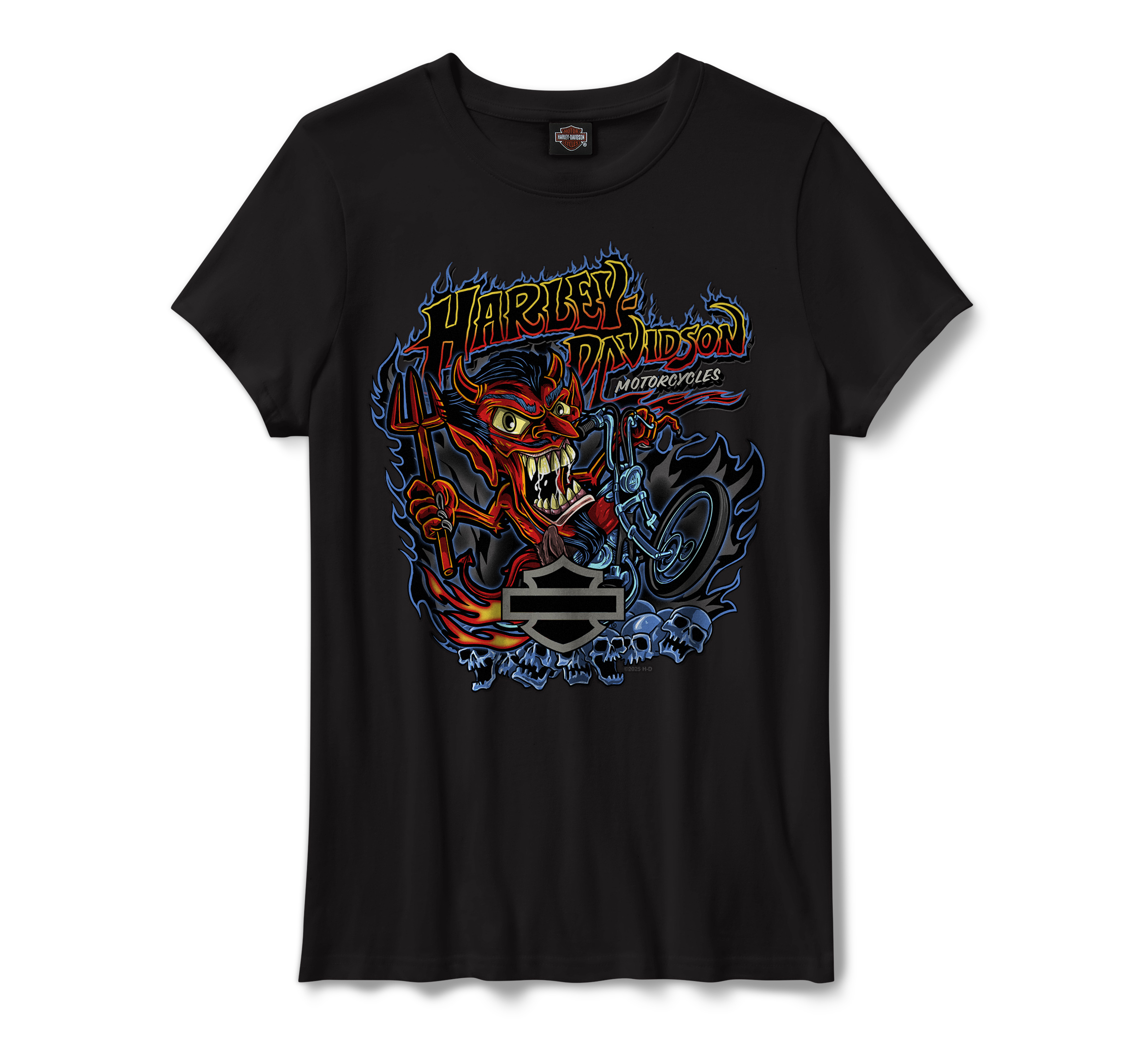Women's Devil on Wheels Short Sleeve Crew Tee