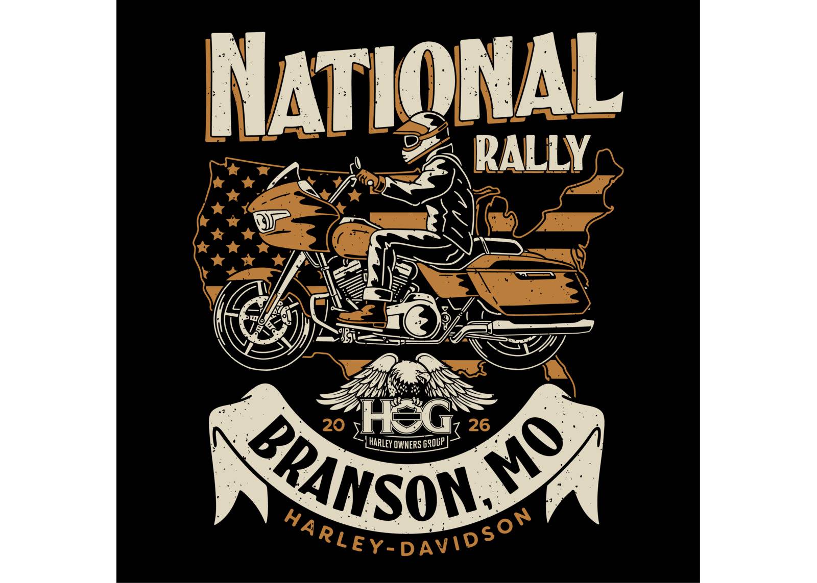 National H.O.G. Rally Banner