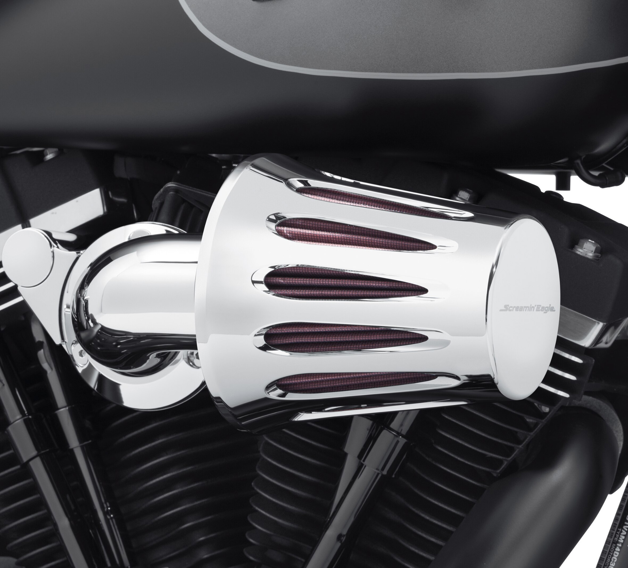 Screamin' Eagle Teardrop Heavy Breather Filter Cover