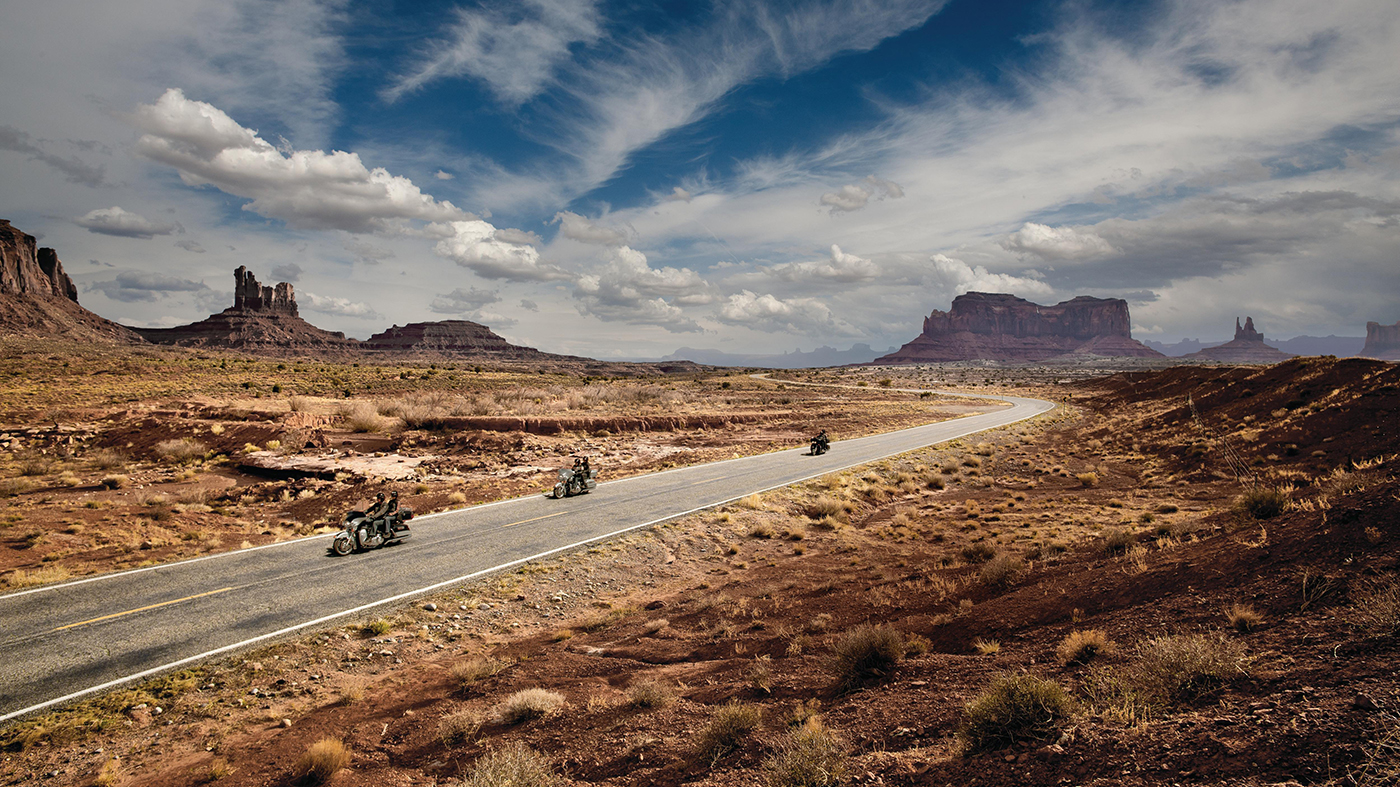 riding in the desert