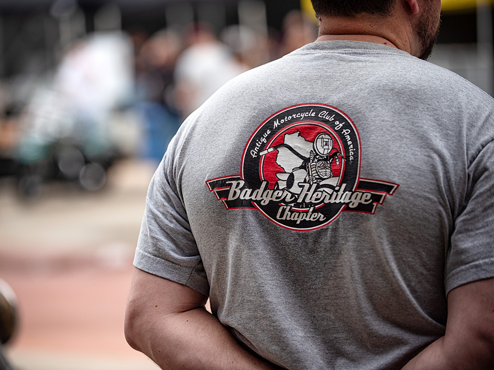 Badger Heritage Chapter logo shirt