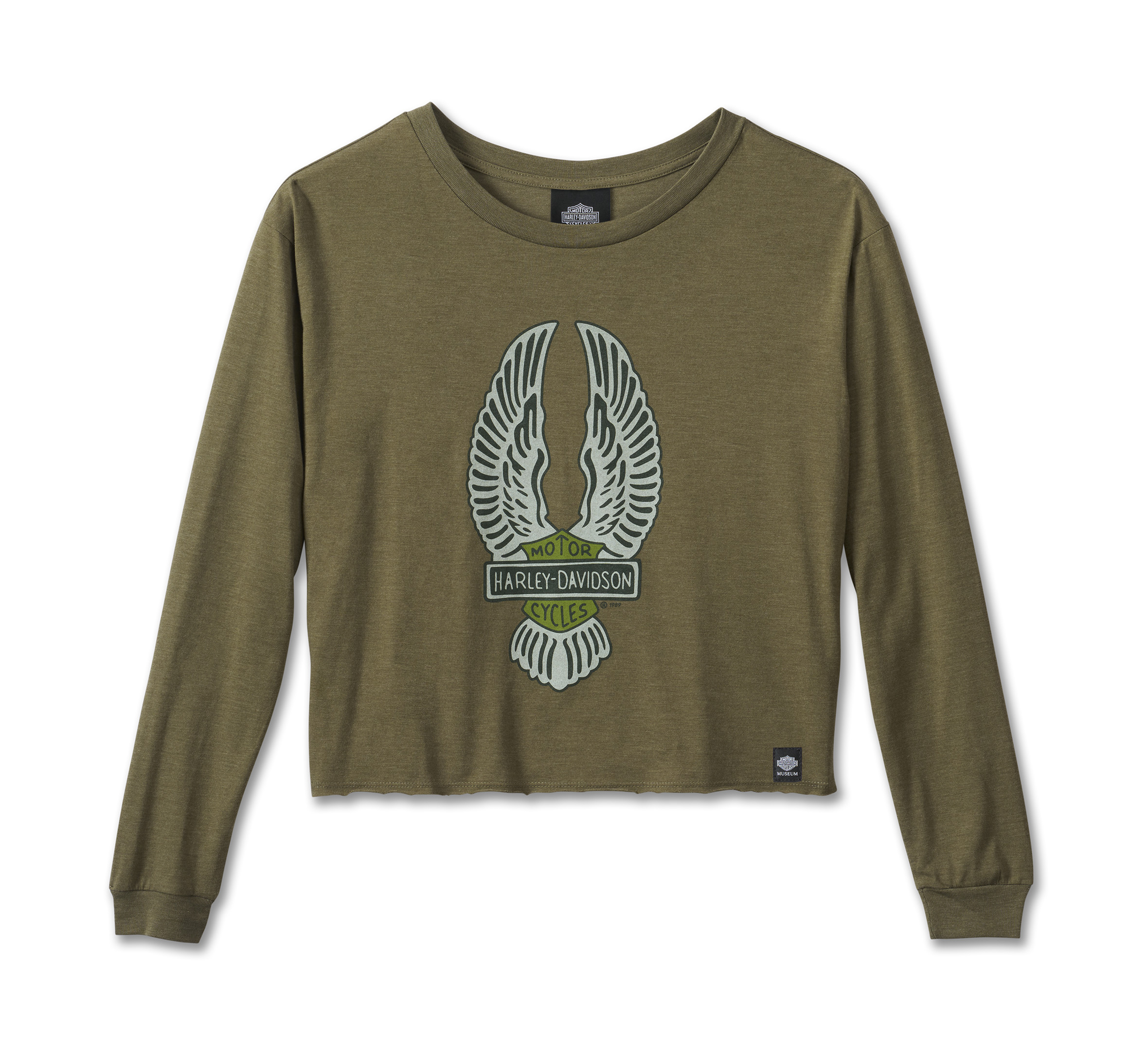 Women's Vintage Wing Bar & Shield Midi Long Sleeve