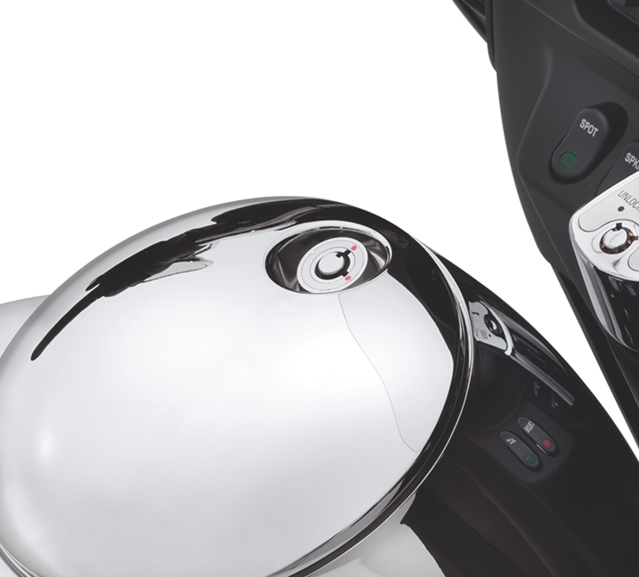 Push-Button Fuel Tank Console Door Release