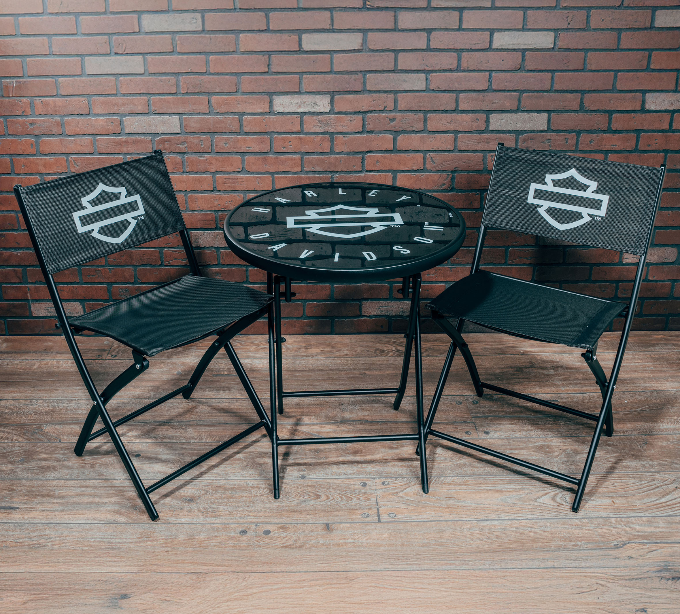 Open Bar & Shield Bistro Table & Chair Set