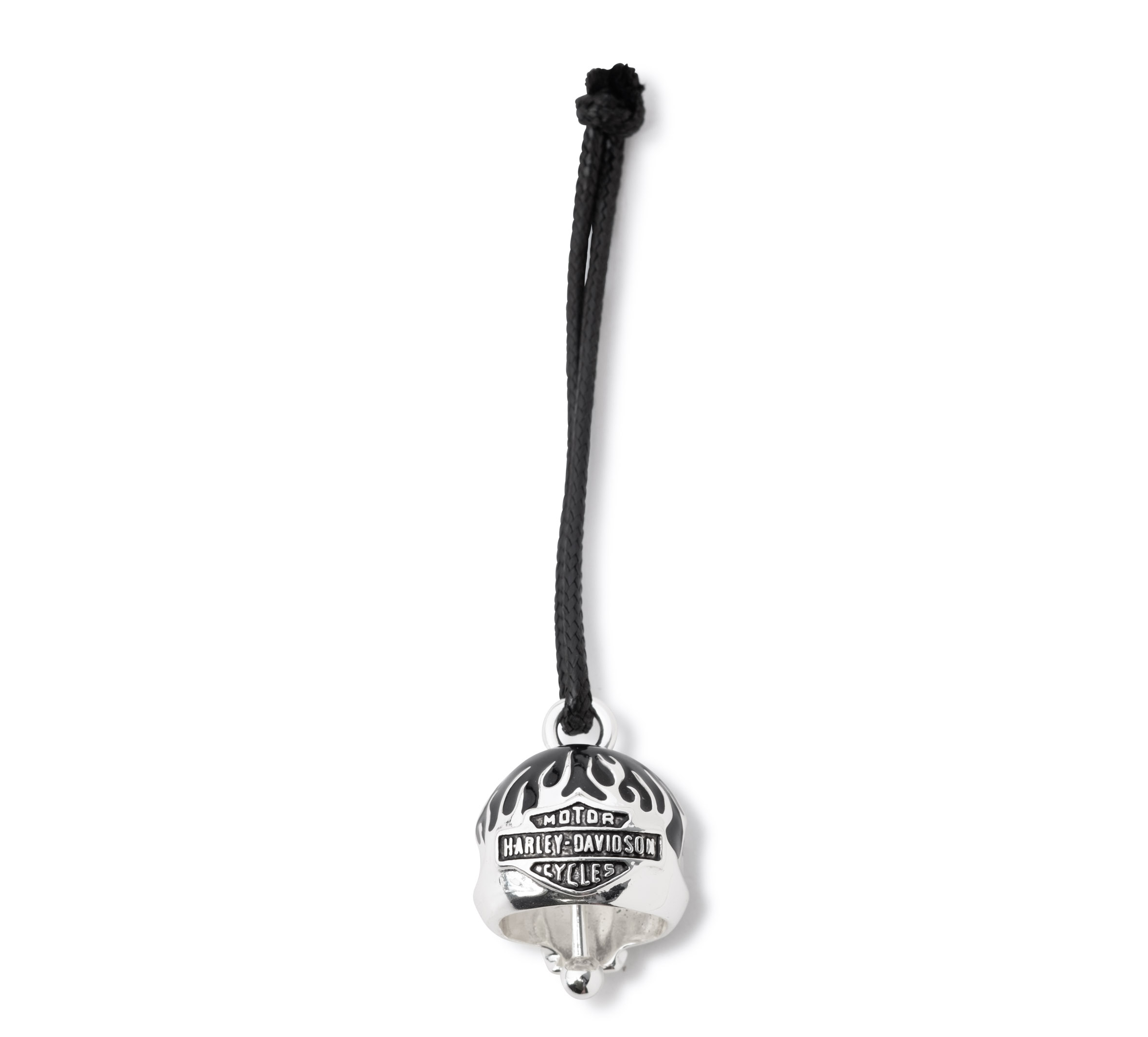 Willie G Skull Ride Bell with Black Flames | Harley-Davidson USA