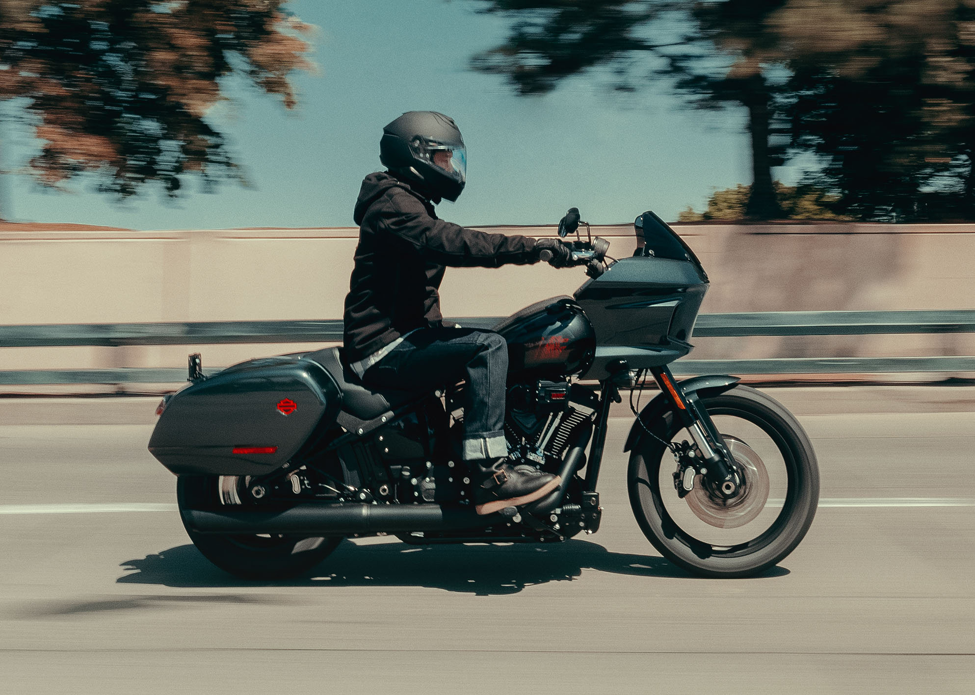 2025 Low Rider ST Riding Shot