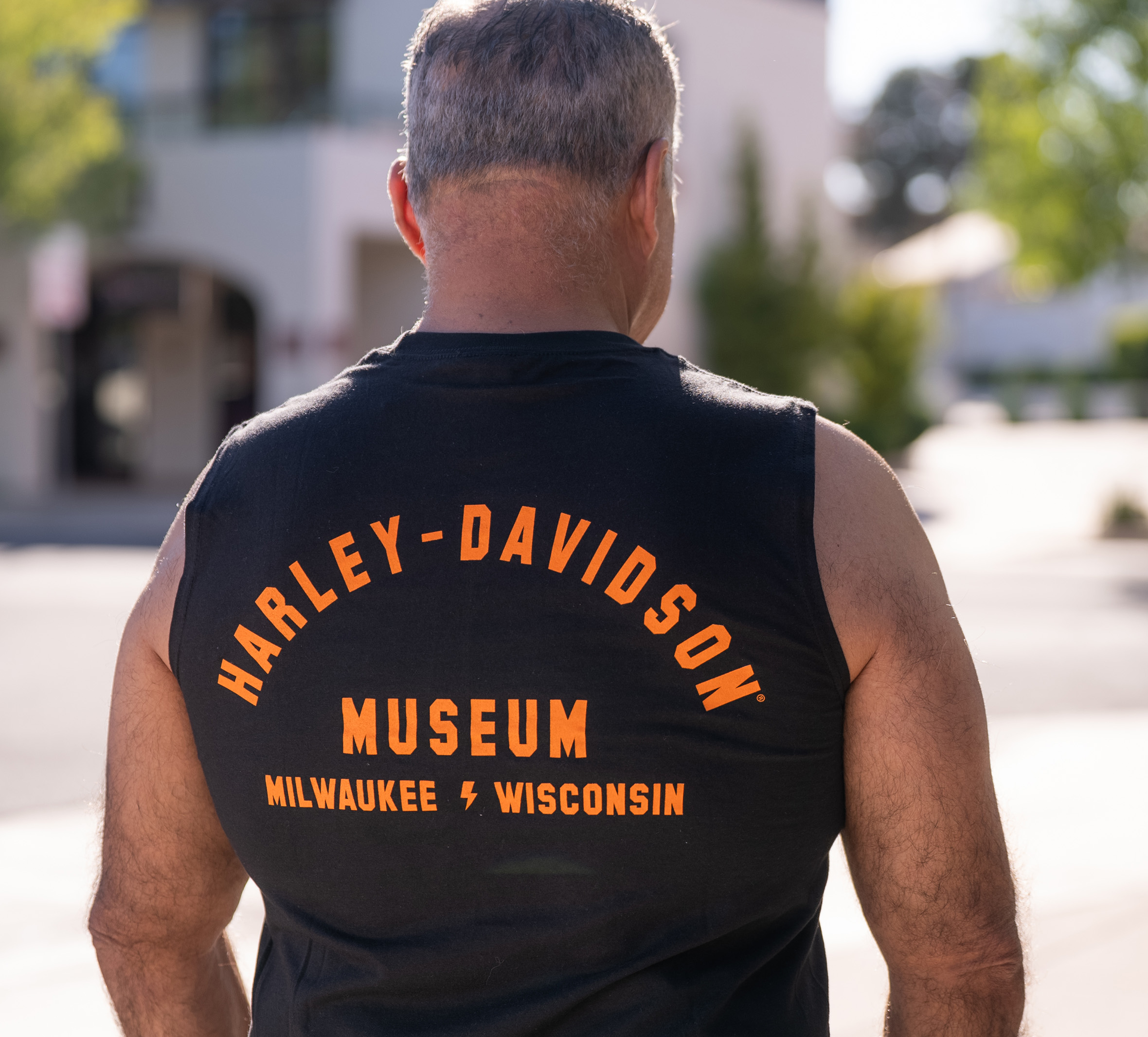 Men's Flame Bar & shield Sleeveless Tee