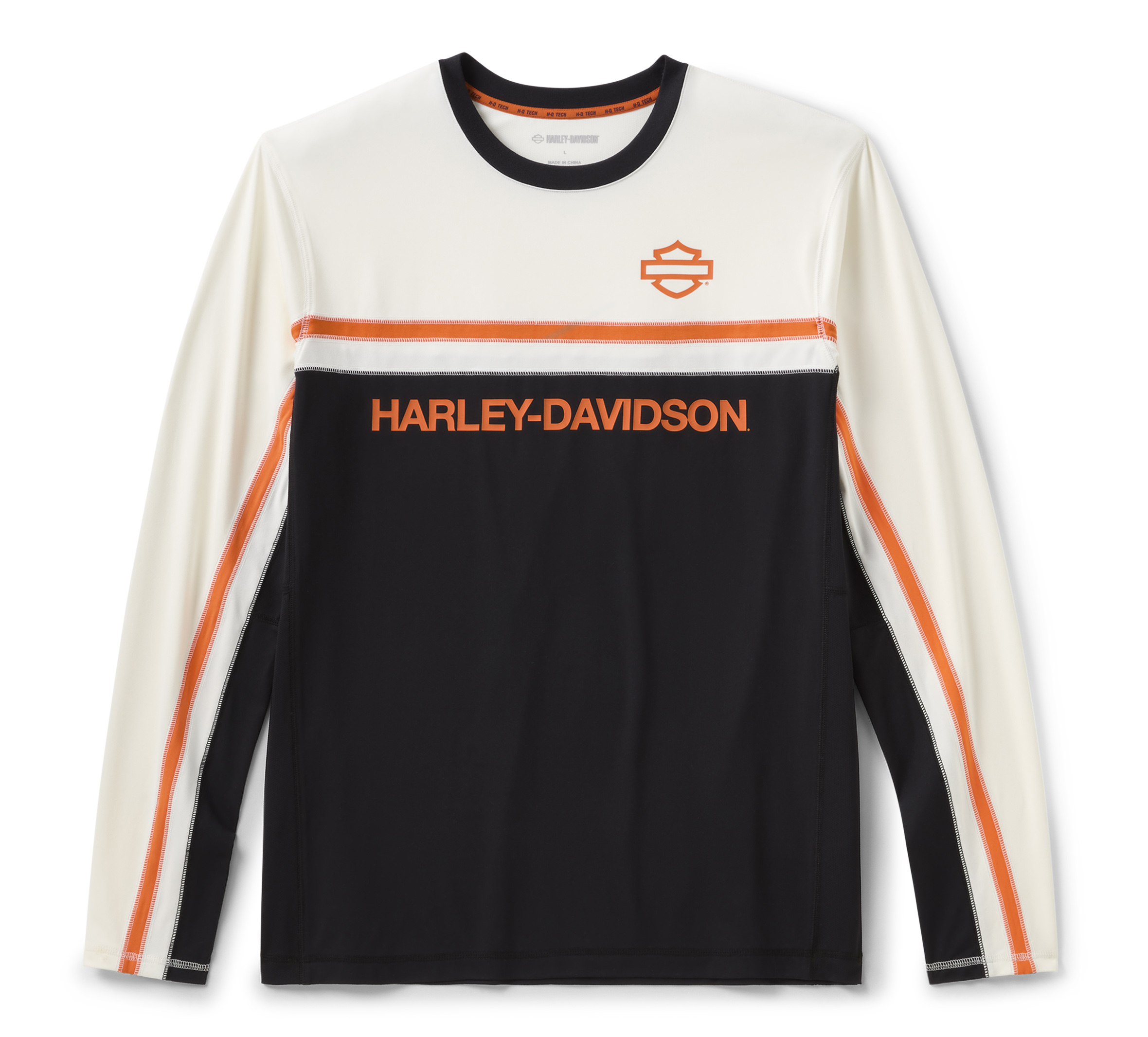H-D TECH Vented Long Sleeve Knit Crew para hombre