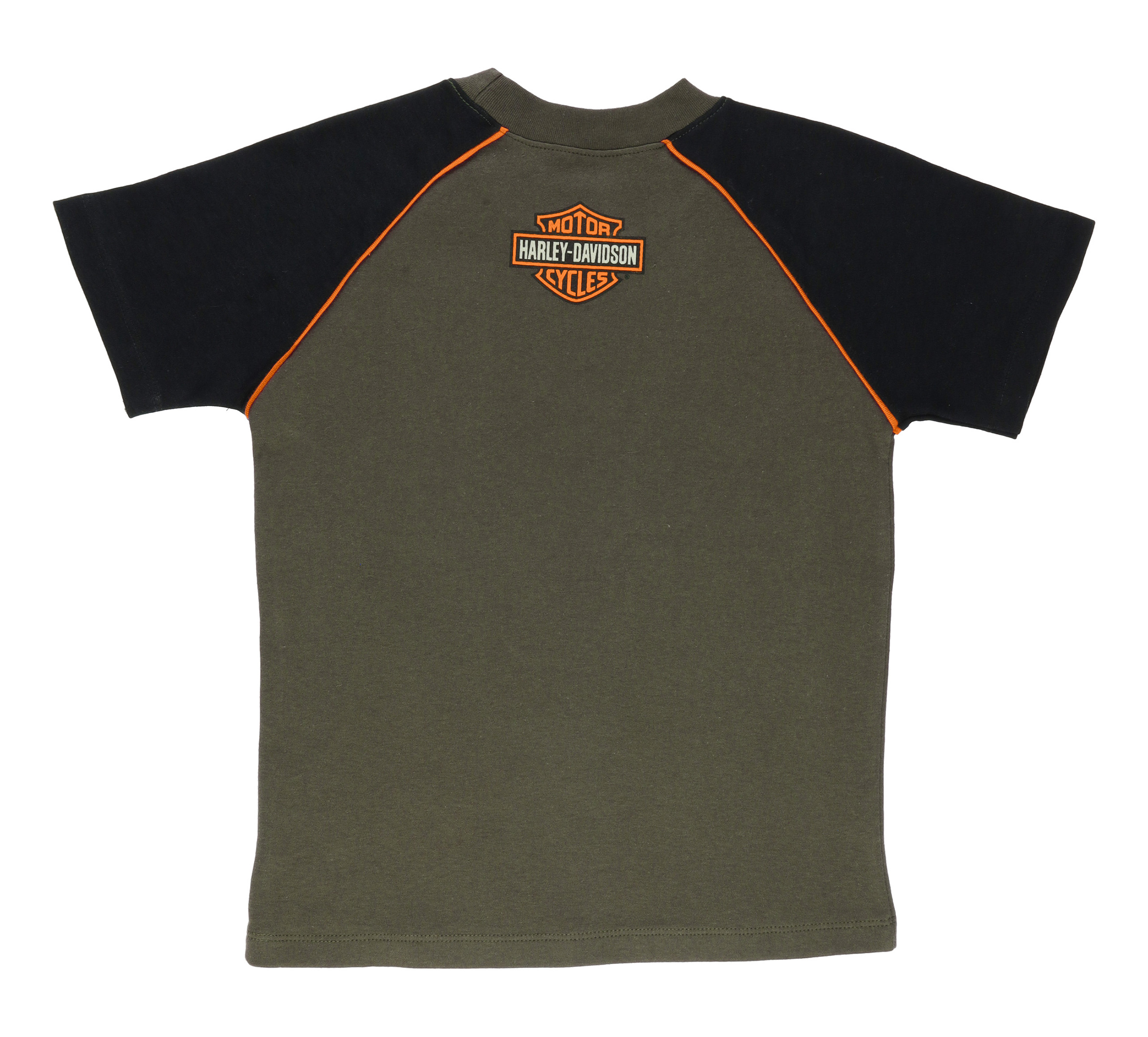 Little Boys Camo Raglan Tee