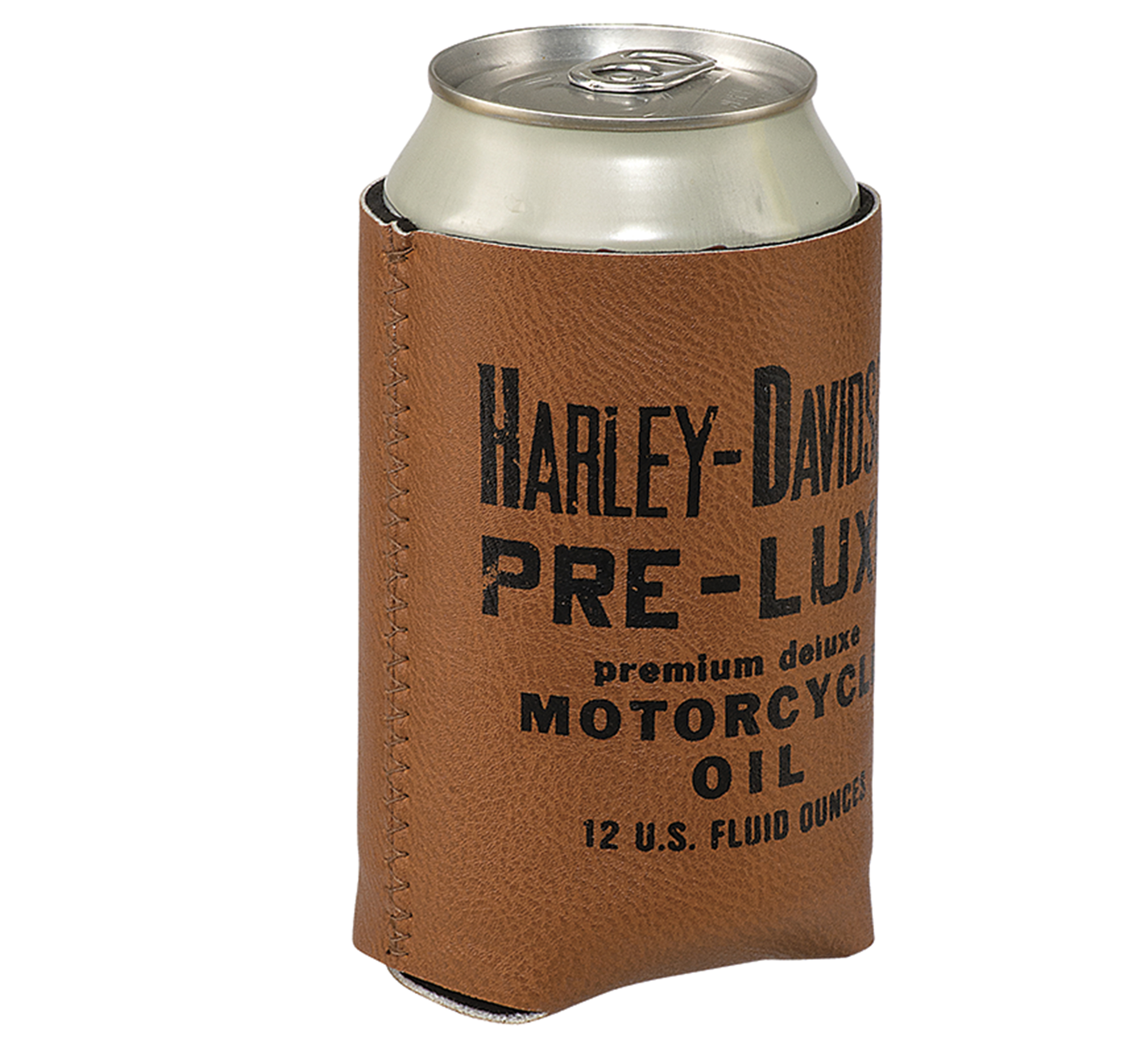Pre-Lux Leatherette Can Cooler