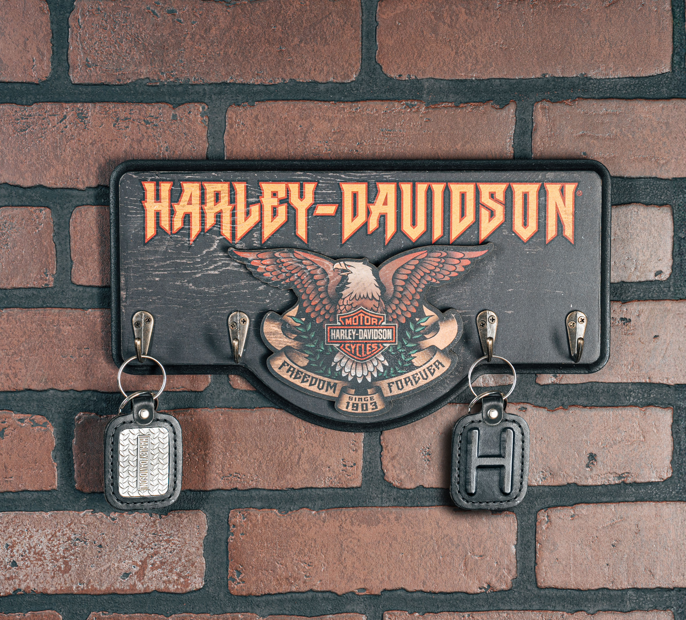 H-D Hard Rock Eagle Key Rack