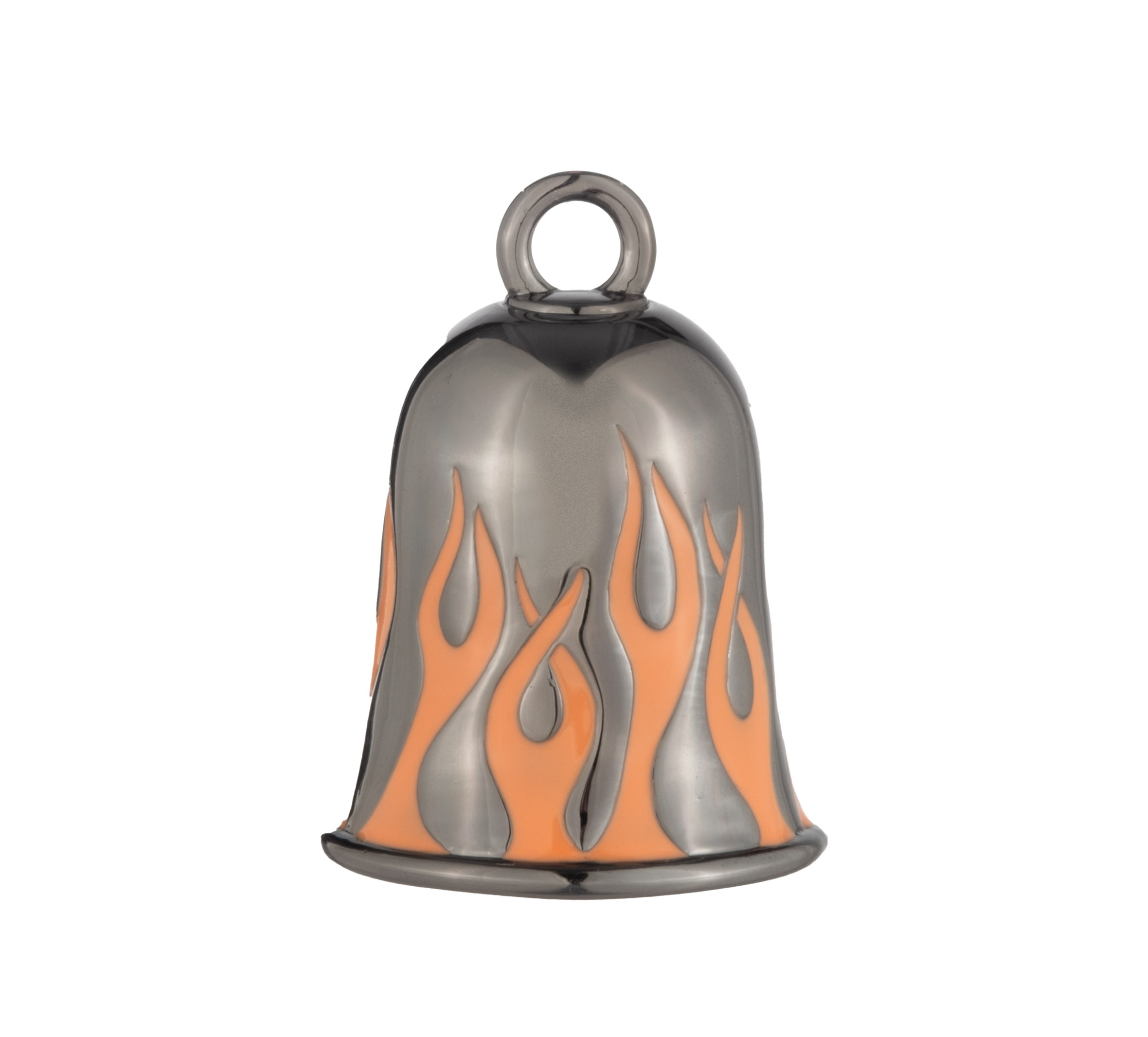 Bar and Shield With Orange Flames Ride Bell | Harley-Davidson USA