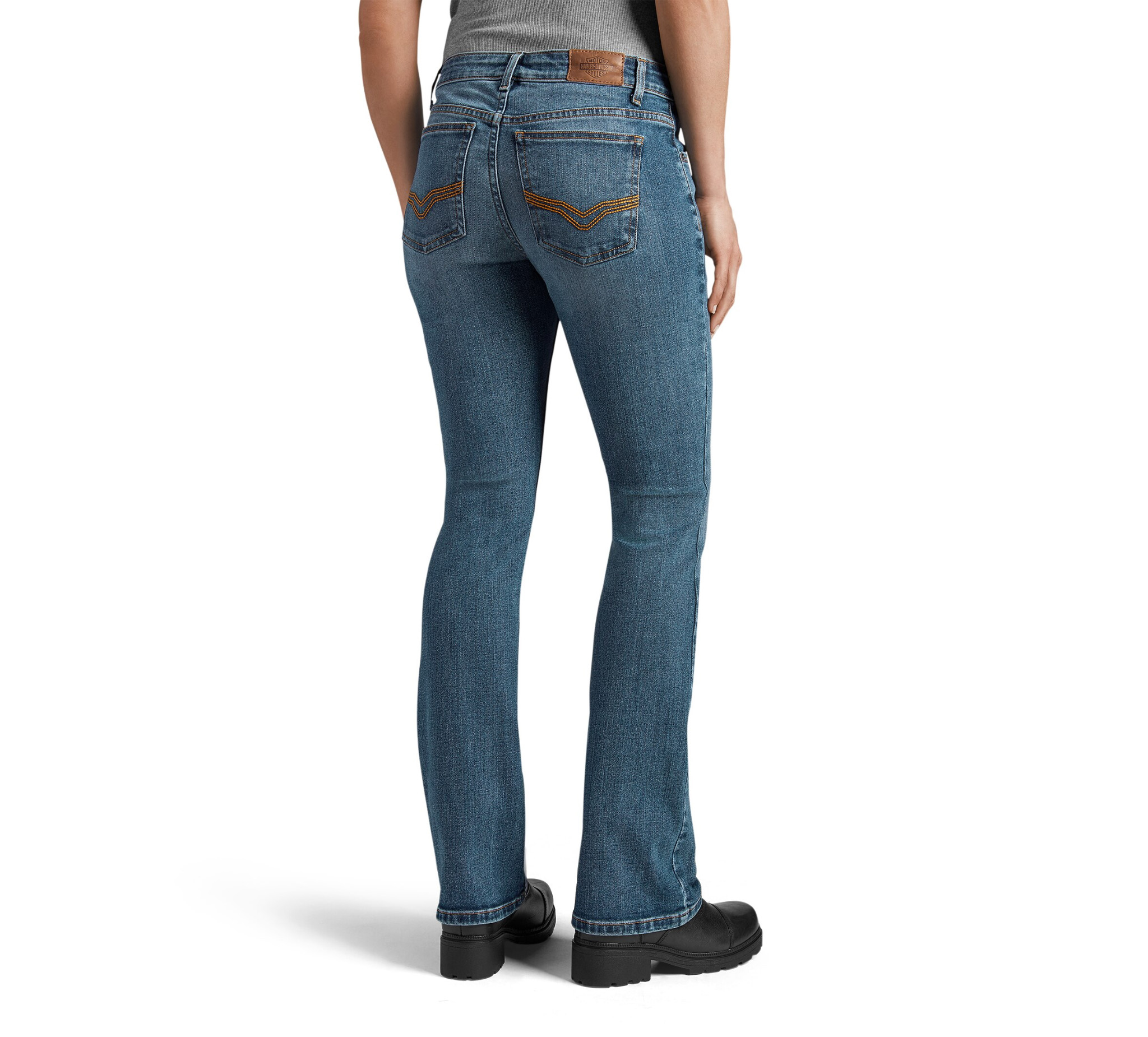 Women's Curvy Bootcut Performance Jeans - Petite