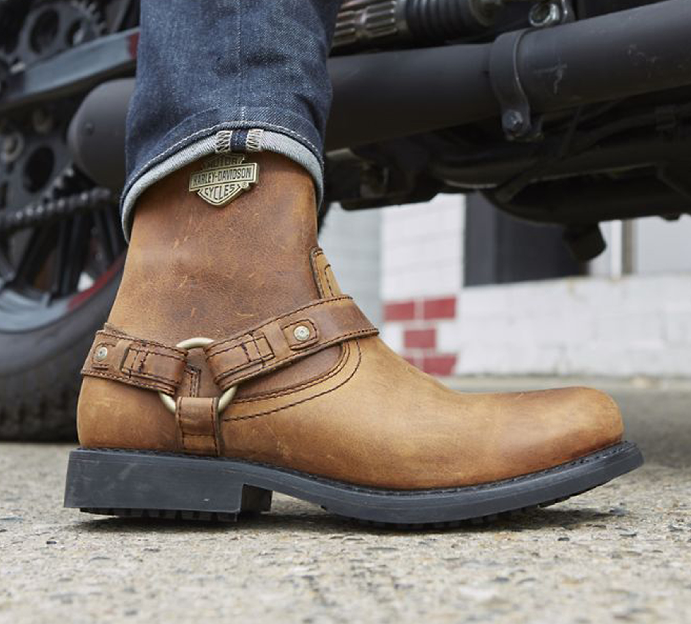 Men's Scout Leather Harness Riding Boot