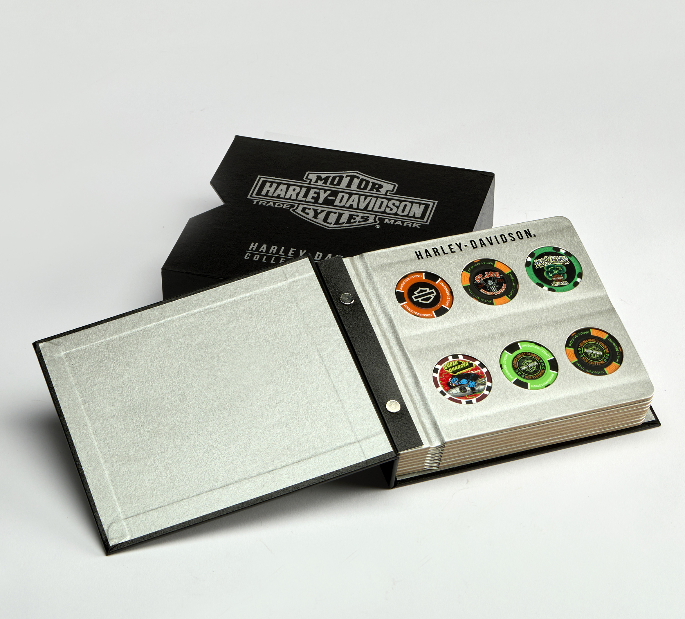 H-D Poker Chip Album 48-chip ct