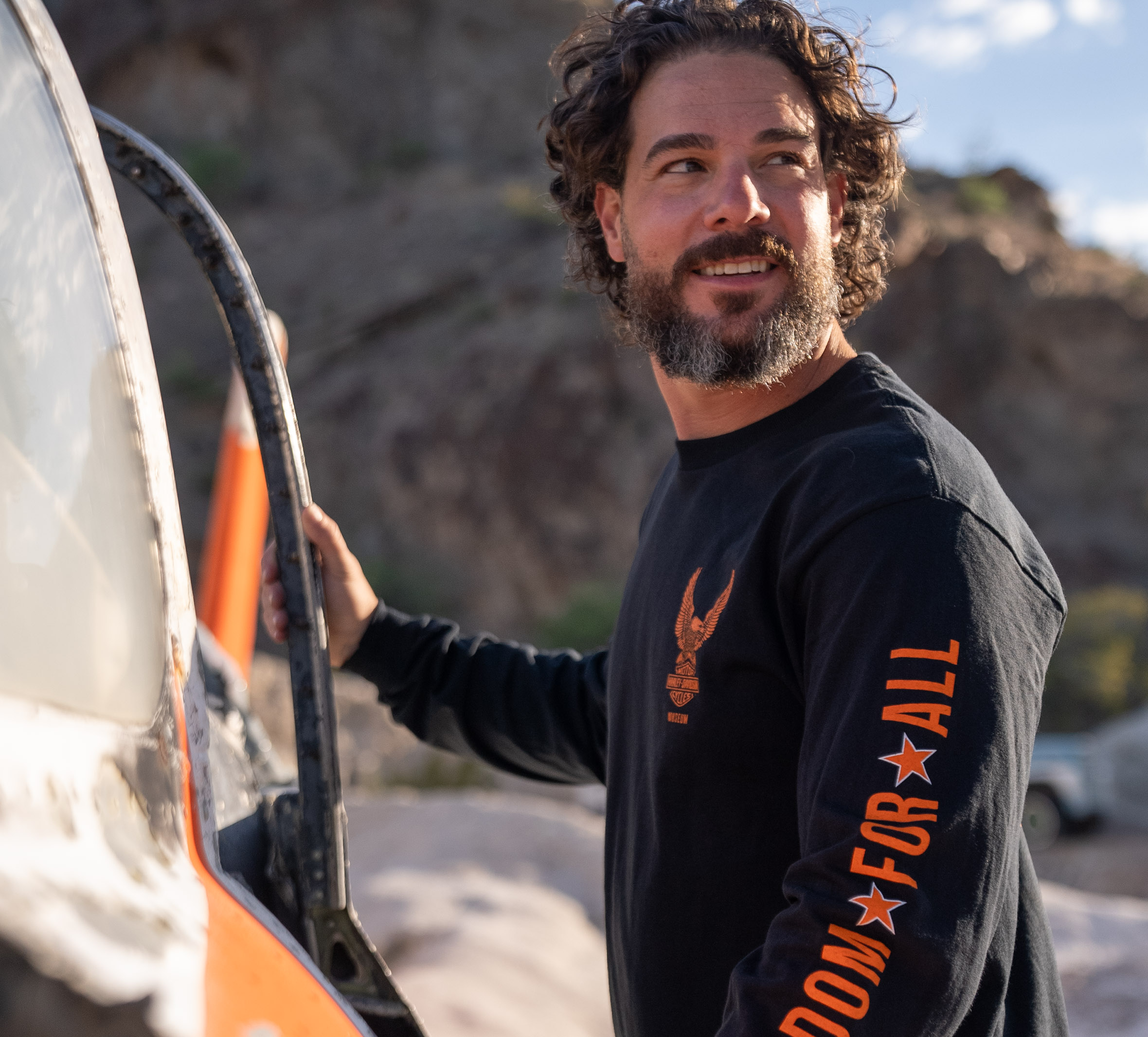 Men's All for Freedom Long Sleeve Tee