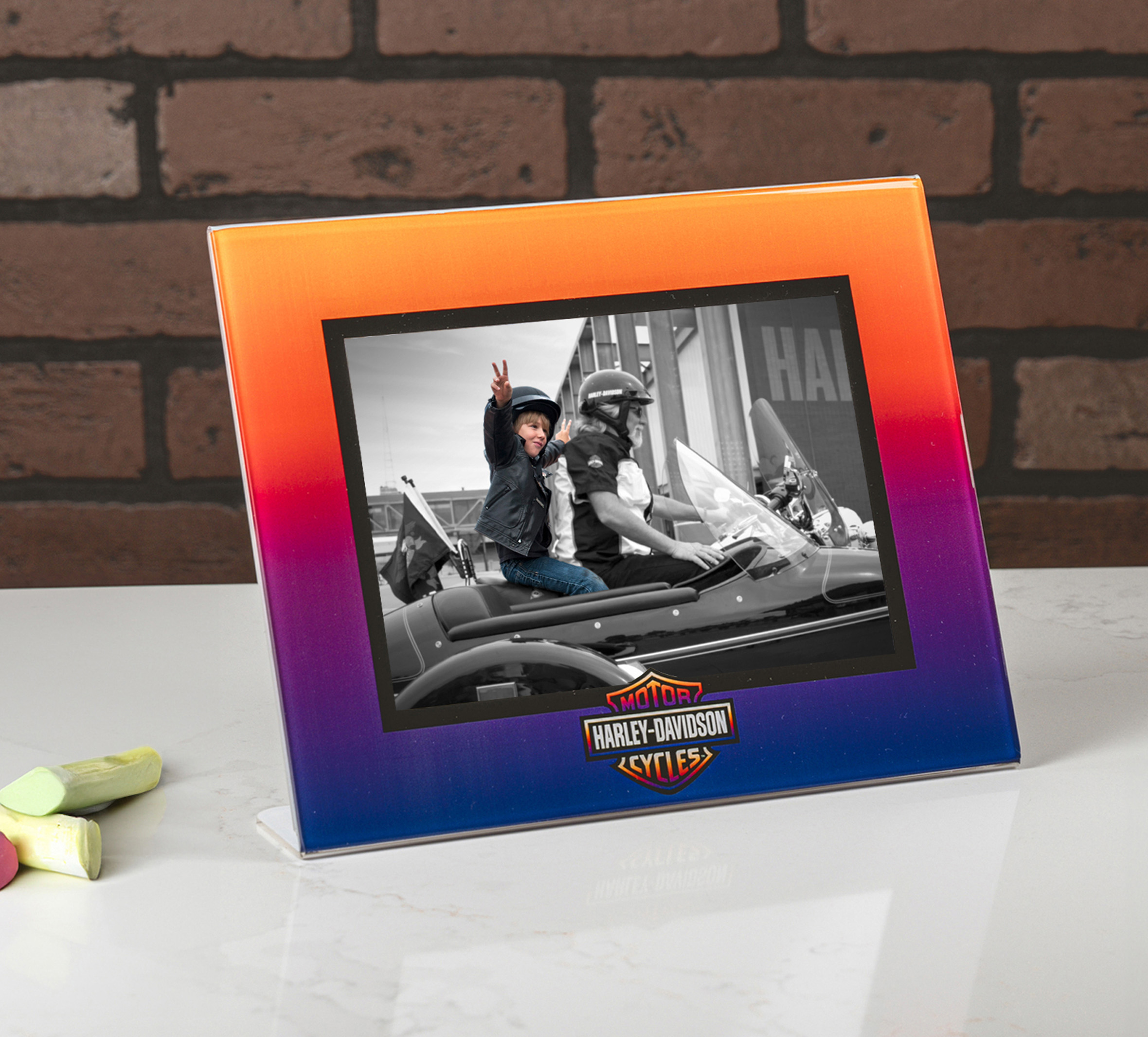 Bar & Shield Picture Frame