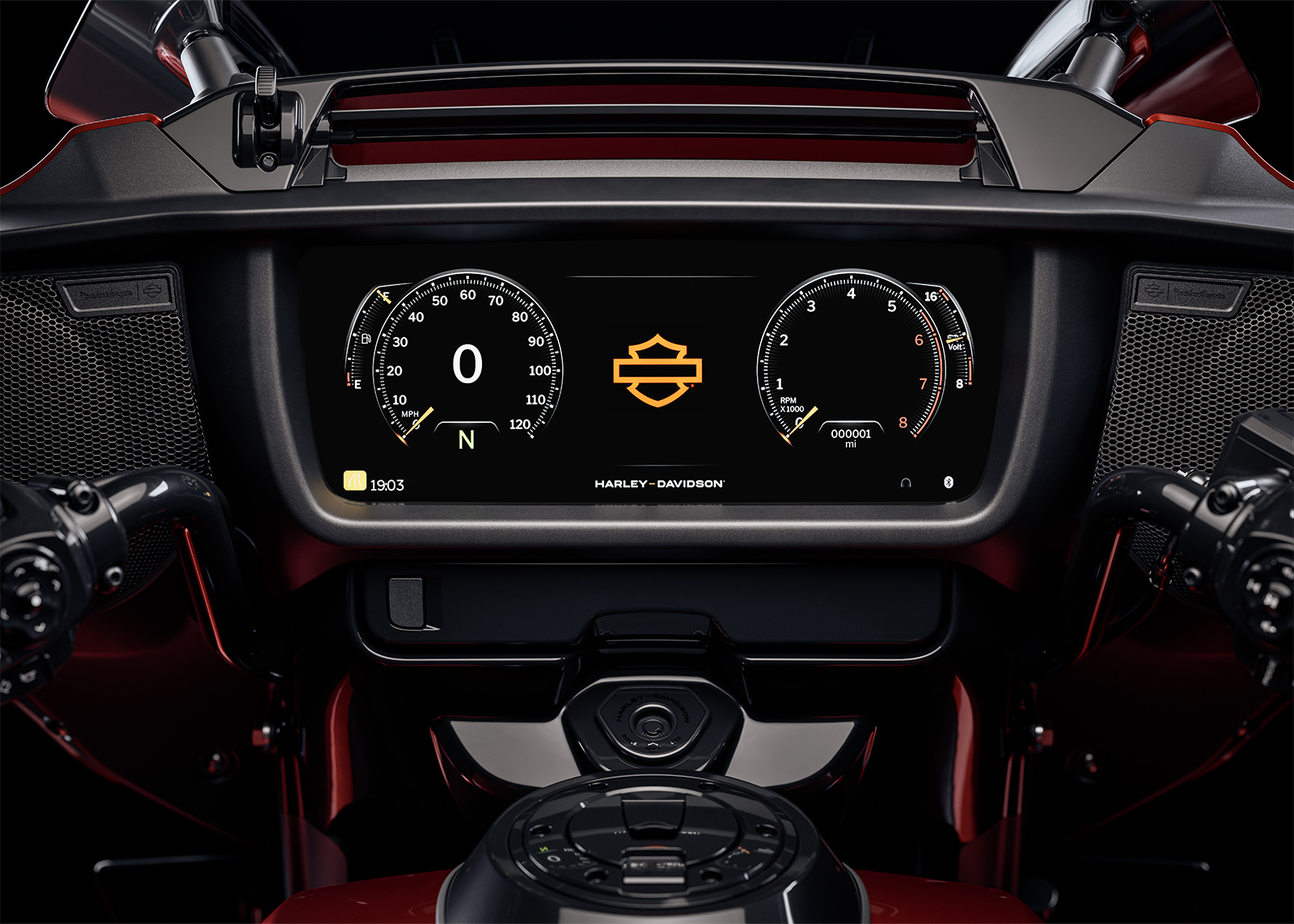 Das Display der 2025er Street Glide Ultra