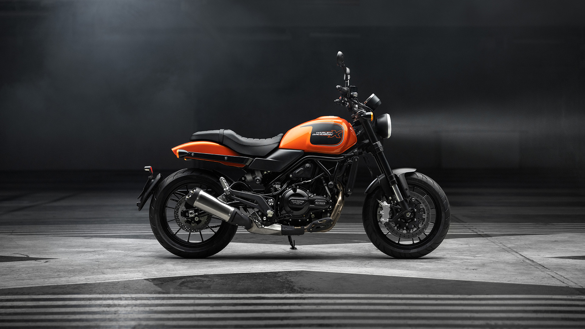H-D X 500のモーターサイクルのビューティーショット