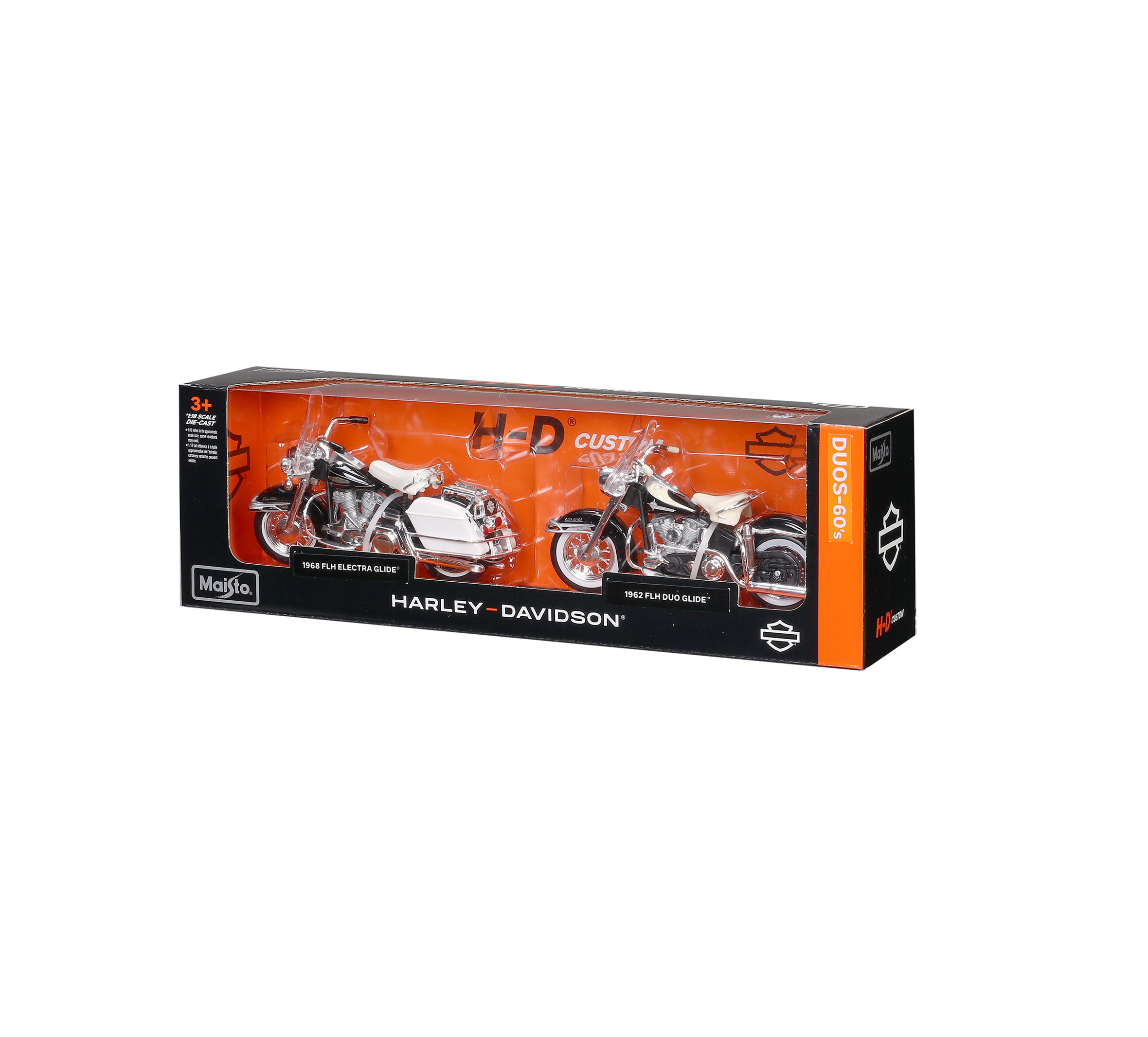 1:18 H-D Duos - 60s 68 Electra Glide / 62 Duo Glide | Harley